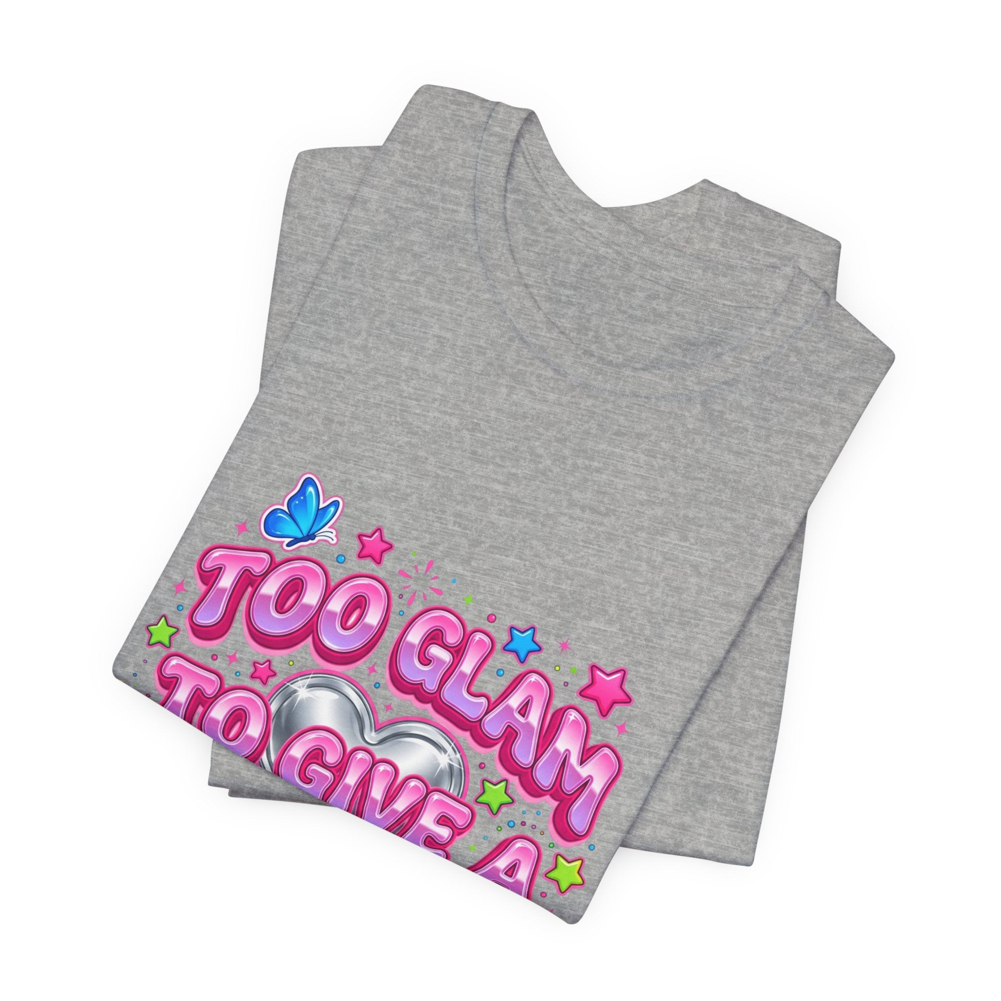 Too Glam To Give A Damn Tee | Y2K shirt, 2000s aesthetic