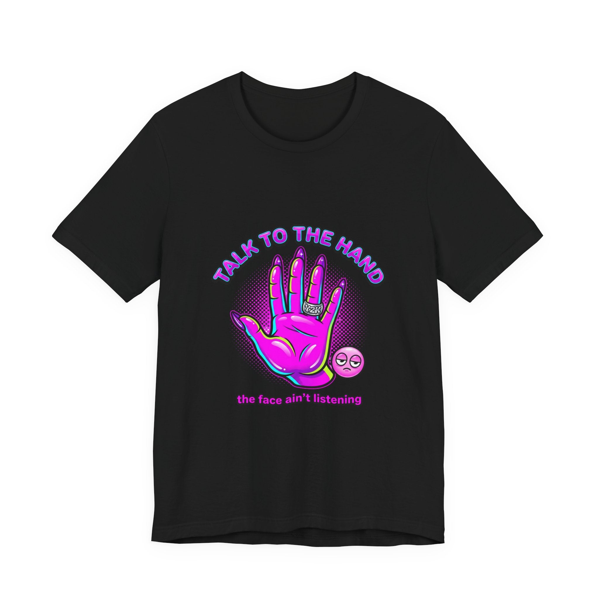 Talk To The Hand graphic tee | Y2K aesthetic, retro internet shirt