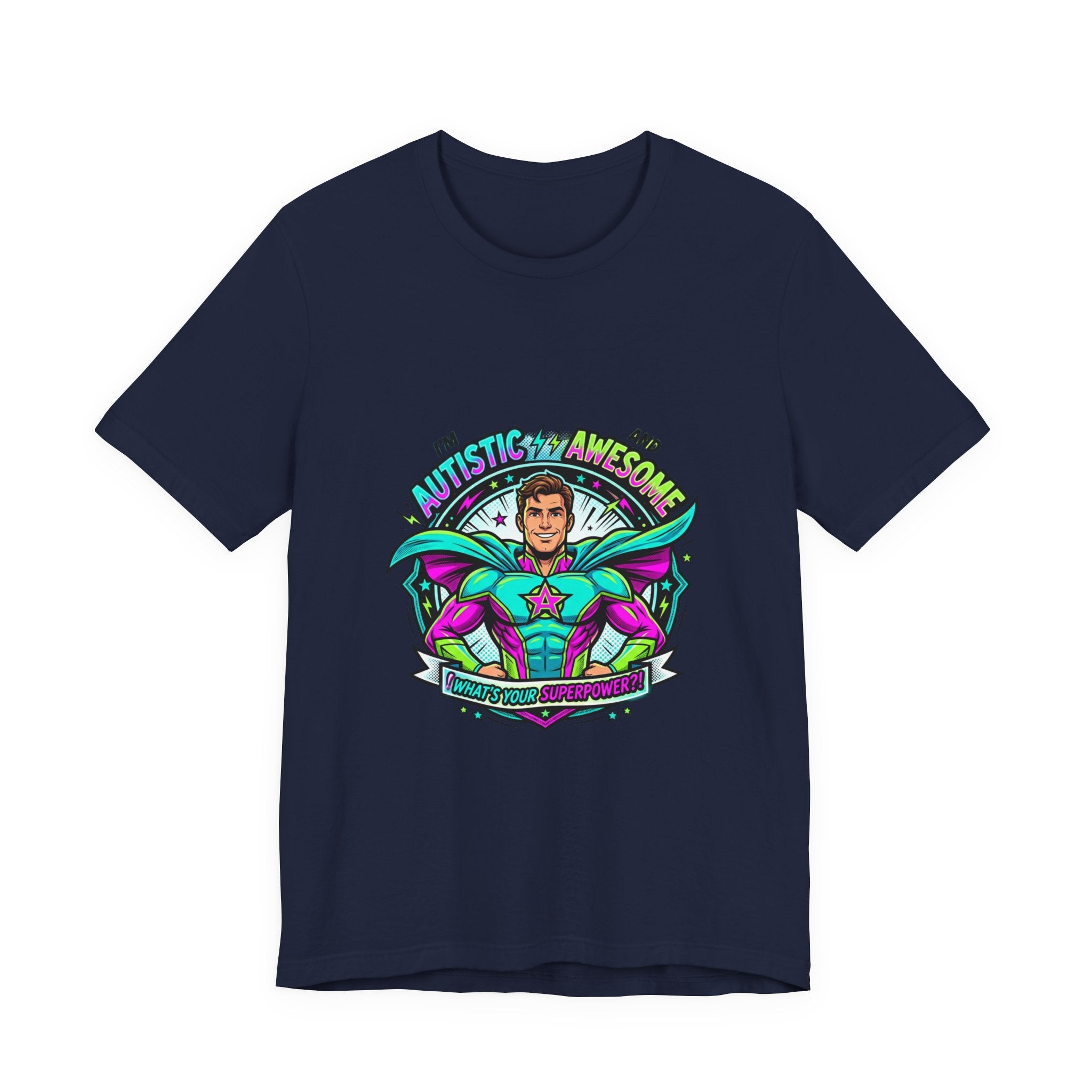 Autistic & Awesome Tee | neurodiversity, autistic pride