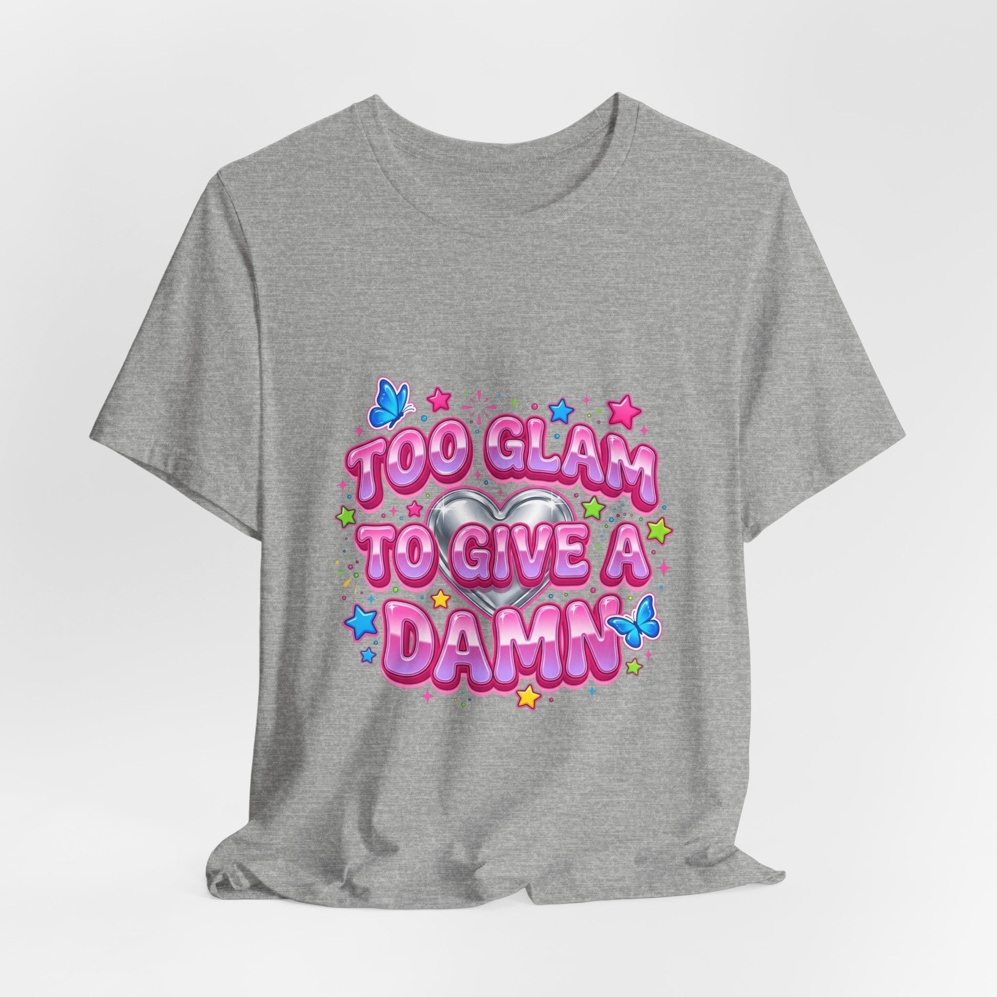 Too Glam To Give A Damn Tee | Y2K shirt, 2000s aesthetic