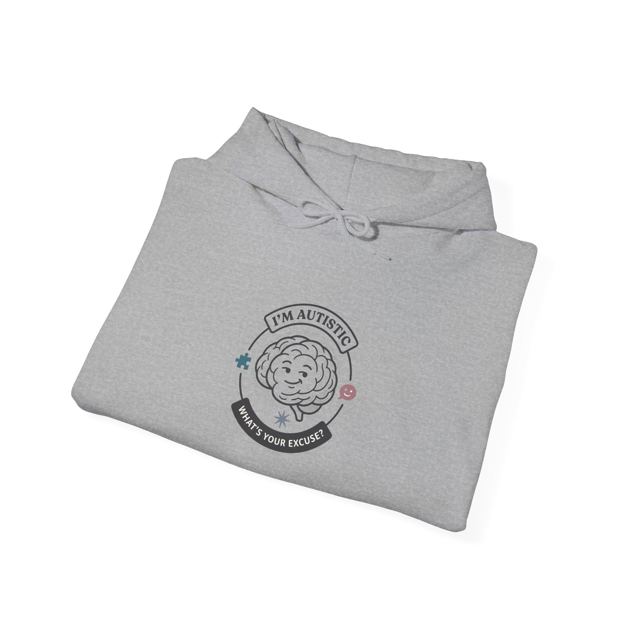 Autistic Pride Patch Hoodie | neurodiversity, autism acceptance