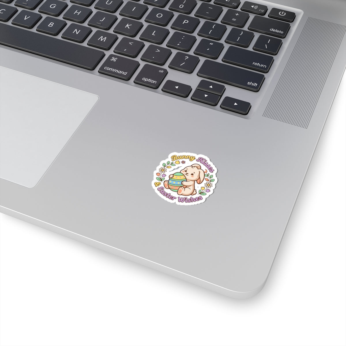 Bunny Kisses Easter Sticker | pastel spring, bunny aesthetic