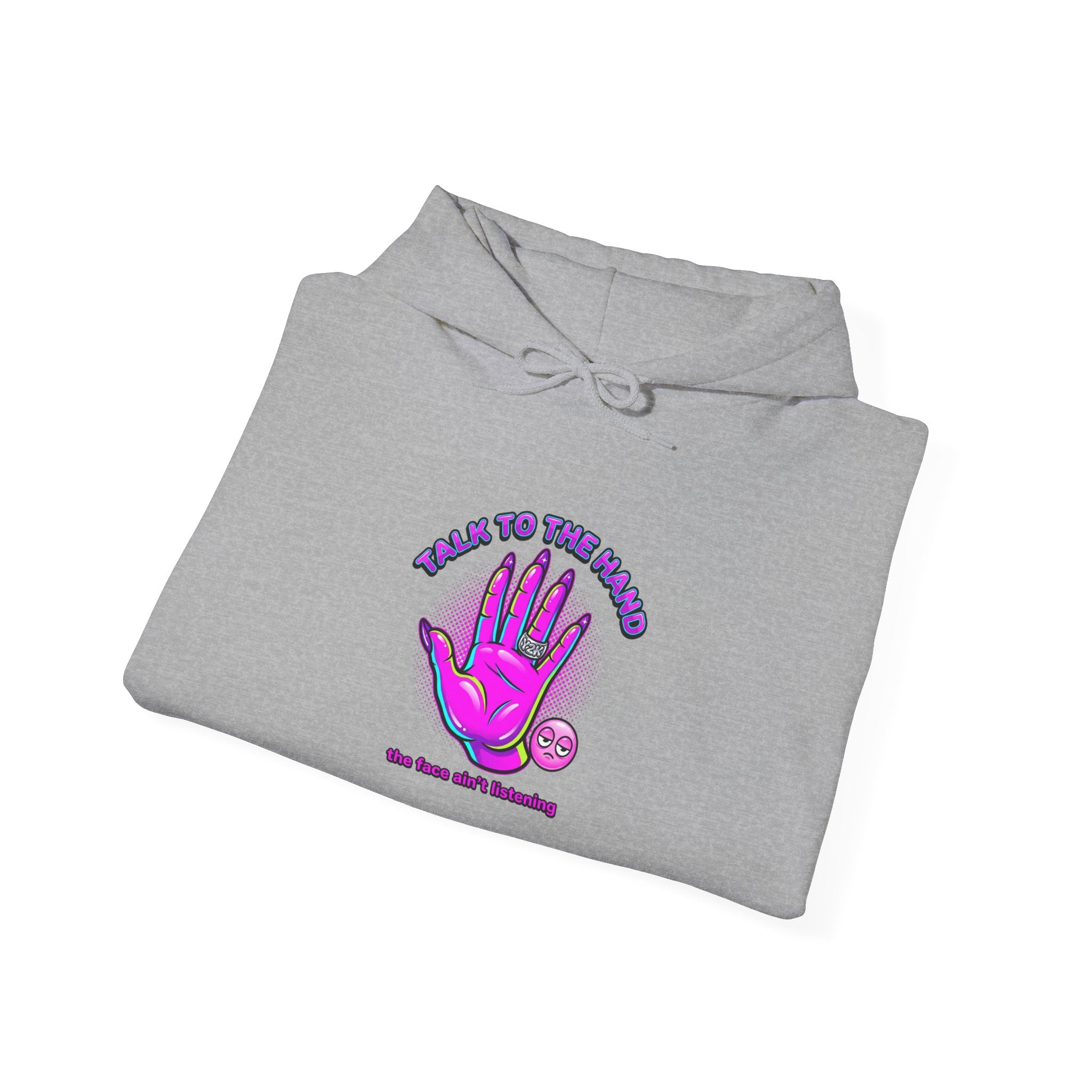 Sassy Y2K Palm Graphic Hoodie | 2000s Aesthetic, Retro Internet Style