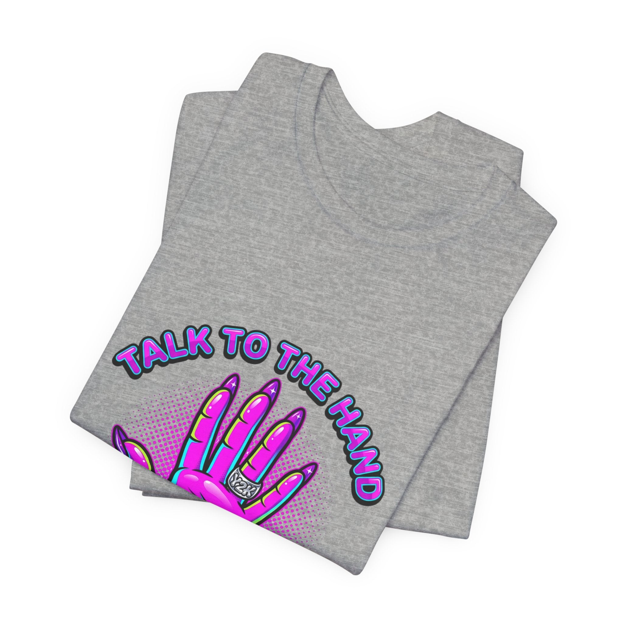 Talk To The Hand graphic tee | Y2K aesthetic, retro internet shirt