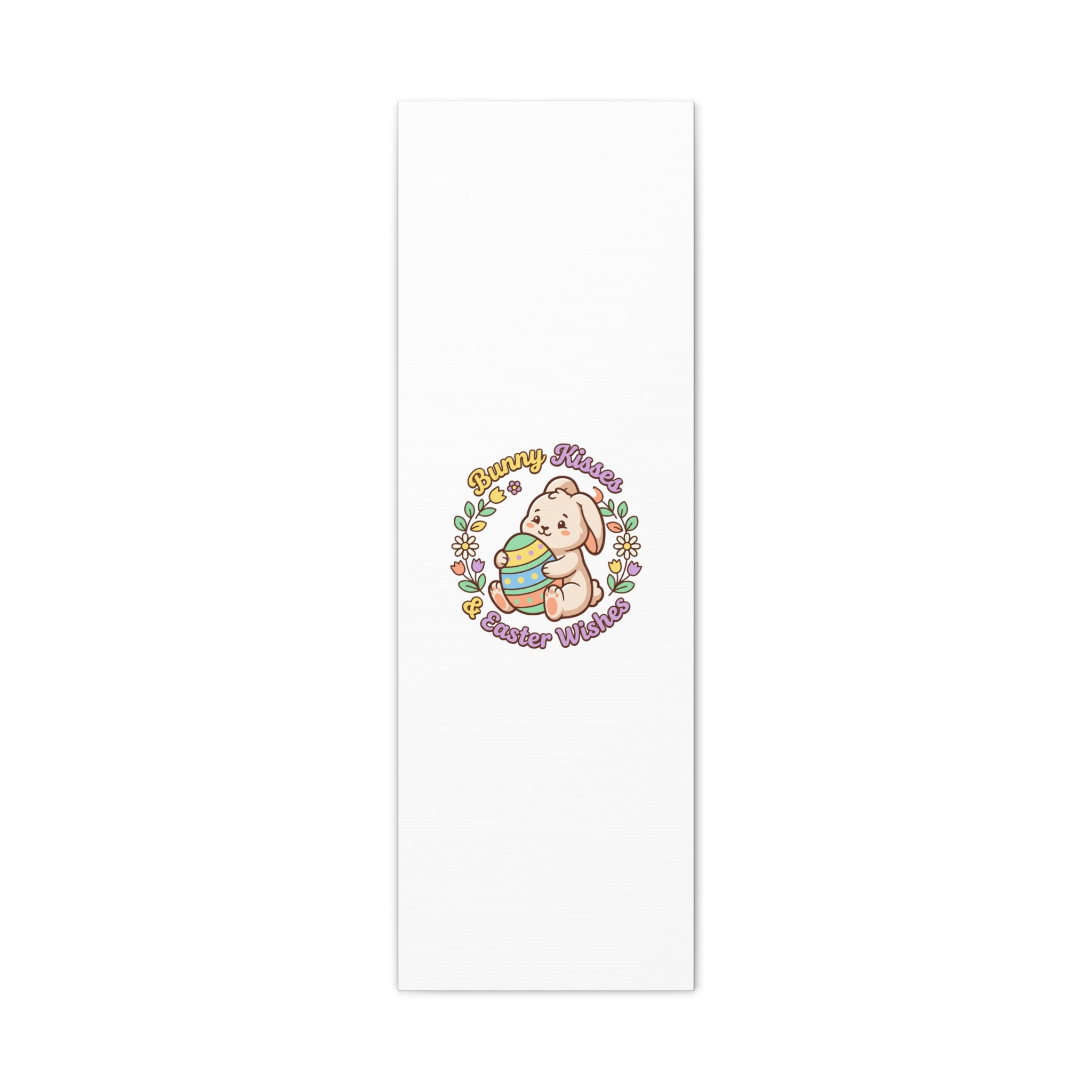 Bunny Kisses Easter Wishes Canvas | Easter Bunny Aesthetic, Pastel Spring