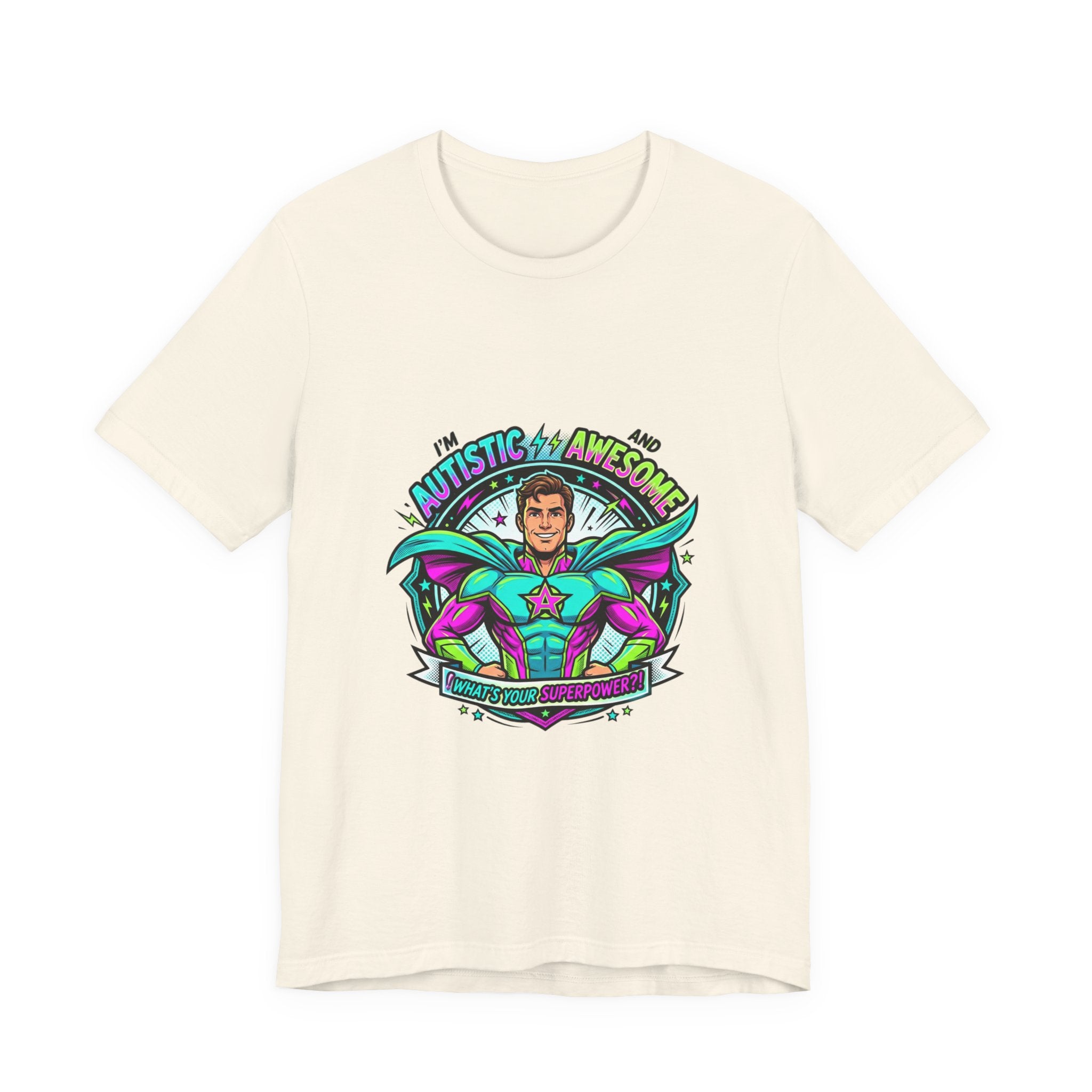 Autistic & Awesome Tee | neurodiversity, autistic pride