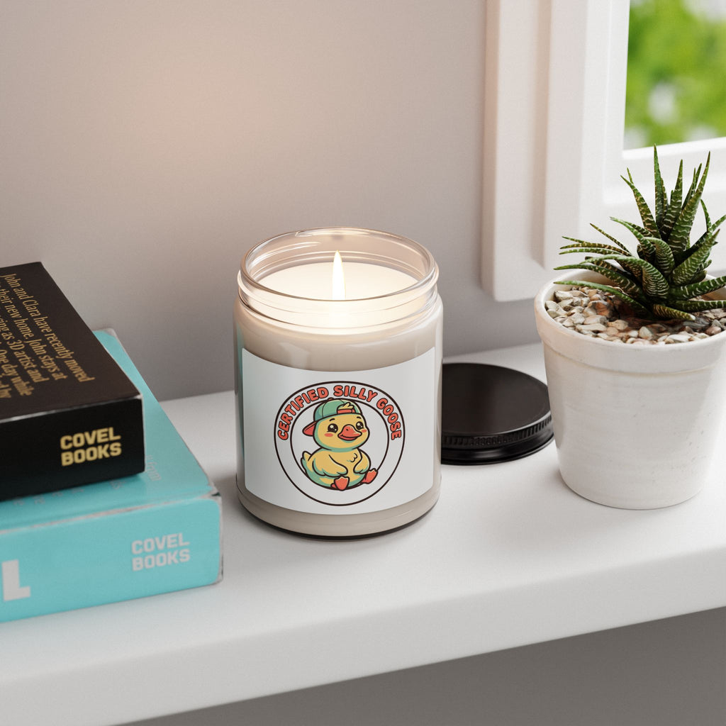 Certified Silly Goose Candle | soy jar, cute goose meme