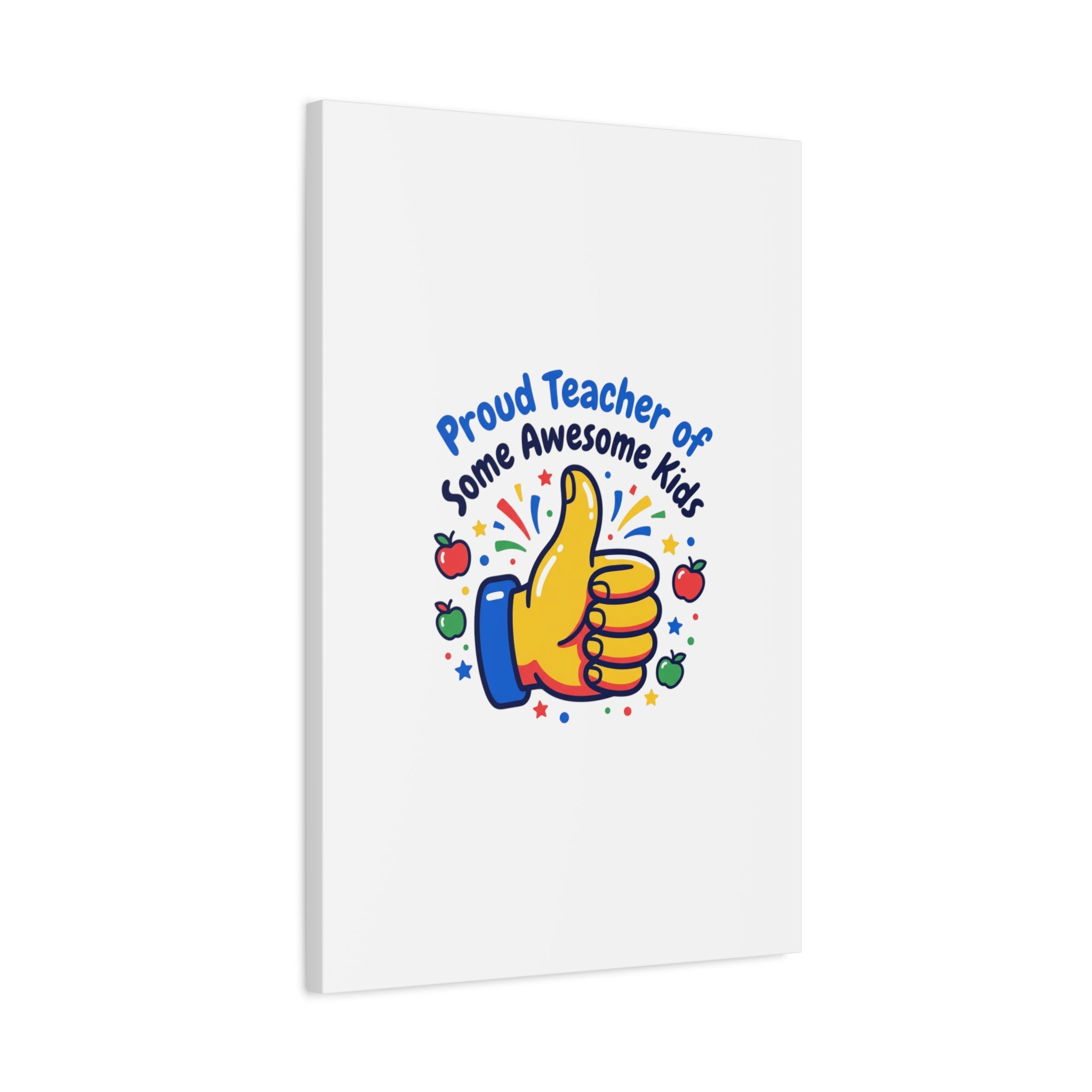 Proud Teacher of Some Awesome Kids Canvas, Teacher Appreciation Gifts | Teacher Life