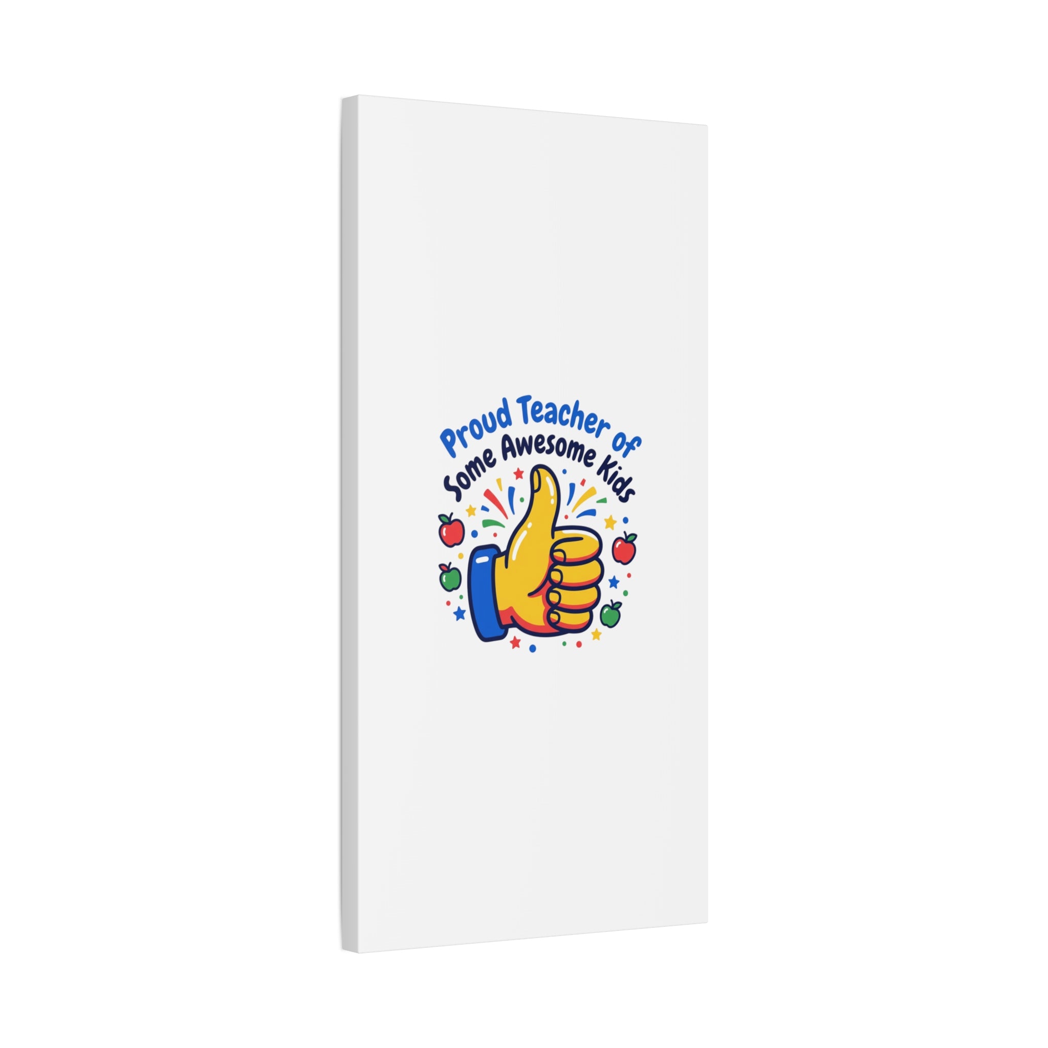 Proud Teacher of Some Awesome Kids Canvas, Teacher Appreciation Gifts | Teacher Life