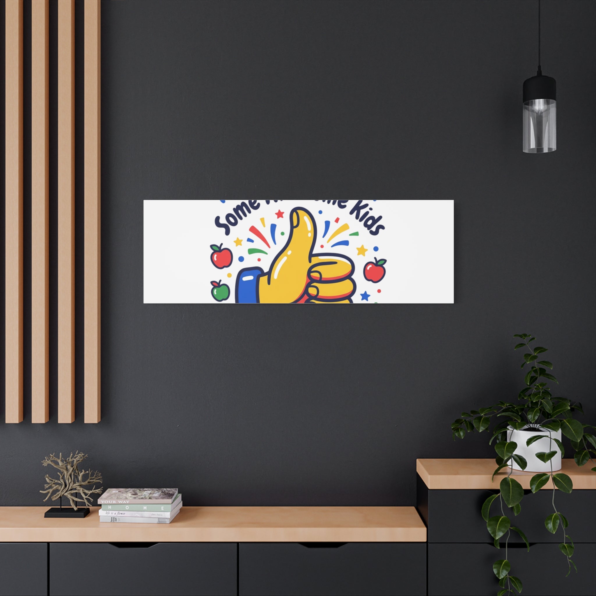 Proud Teacher of Some Awesome Kids Canvas, Teacher Appreciation Gifts | Teacher Life