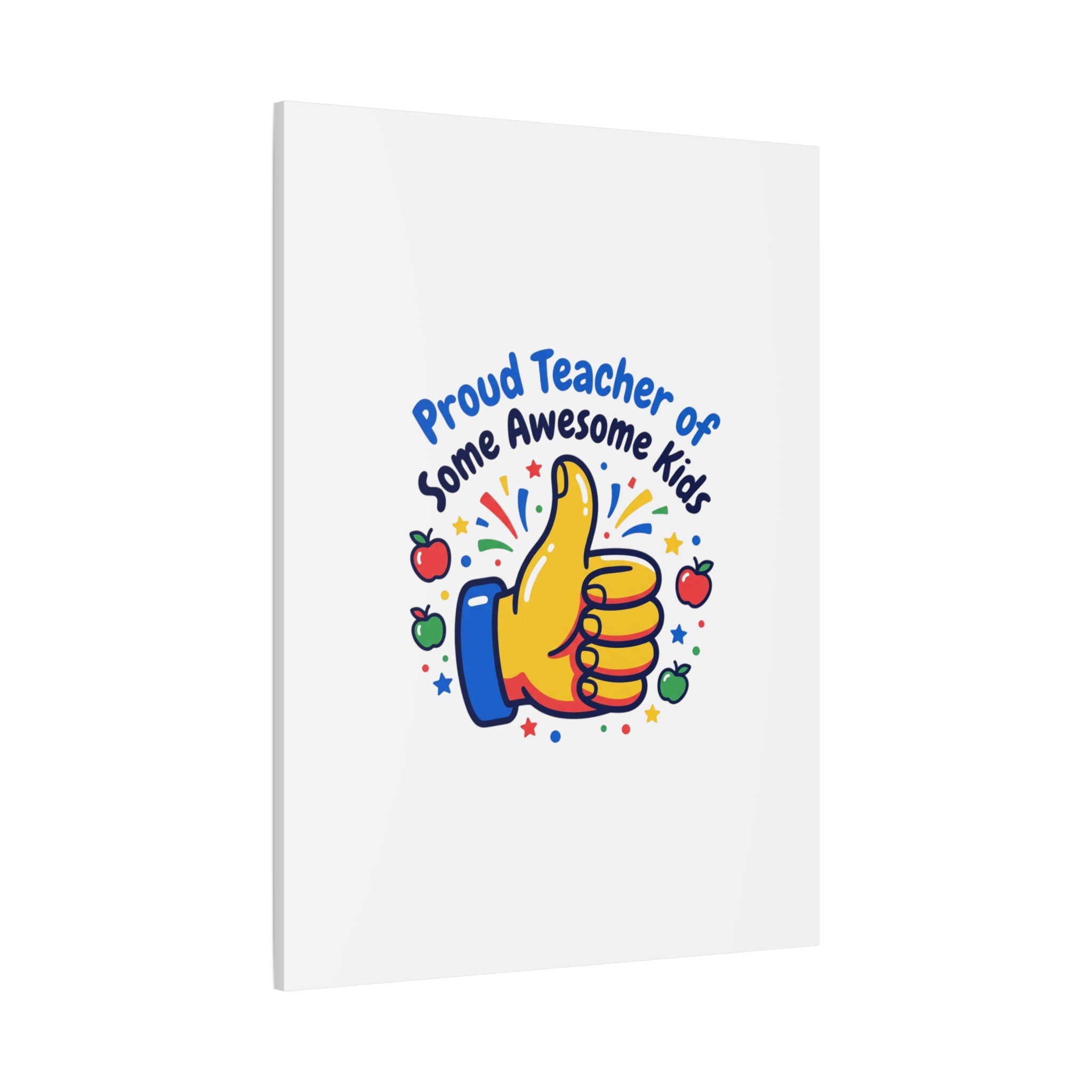Proud Teacher of Some Awesome Kids Canvas, Teacher Appreciation Gifts | Teacher Life