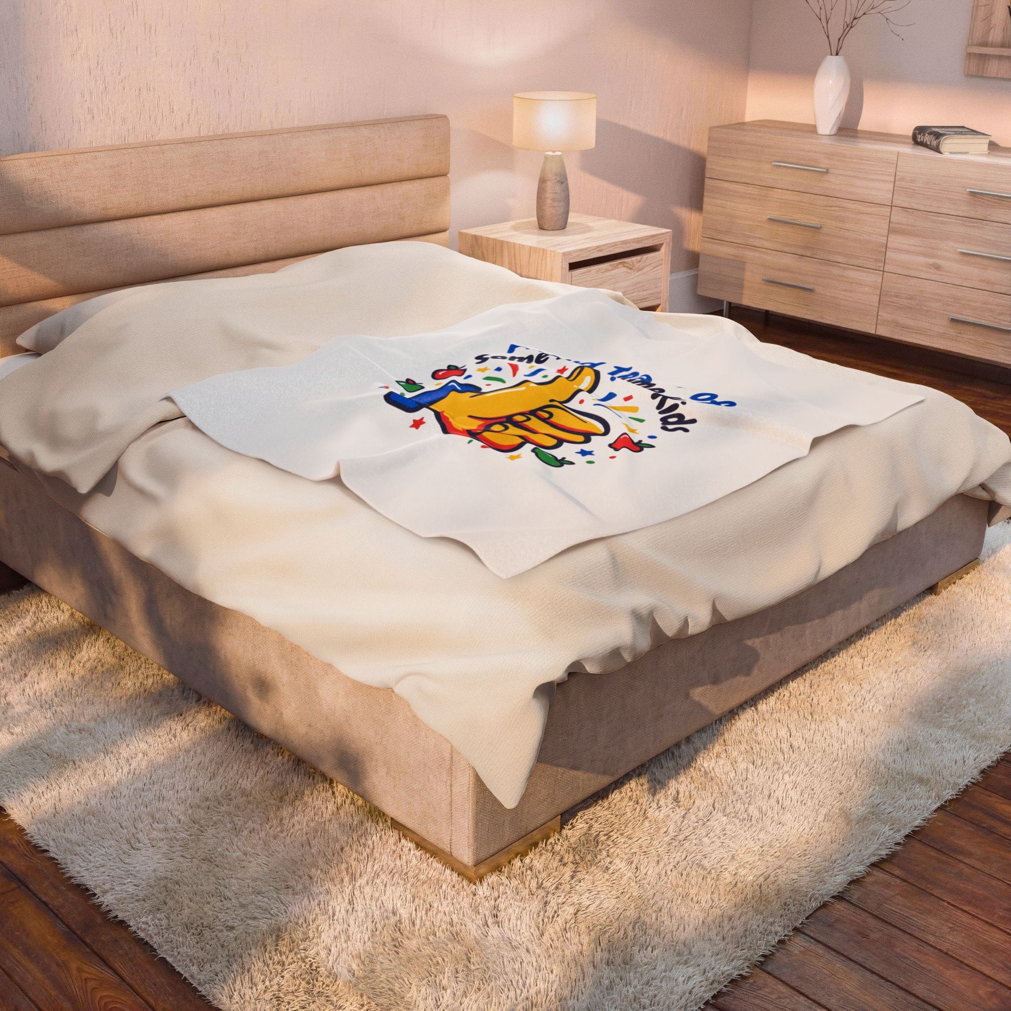 Proud Teacher of Some Awesome Kids Plush Blanket | Teacher Appreciation
