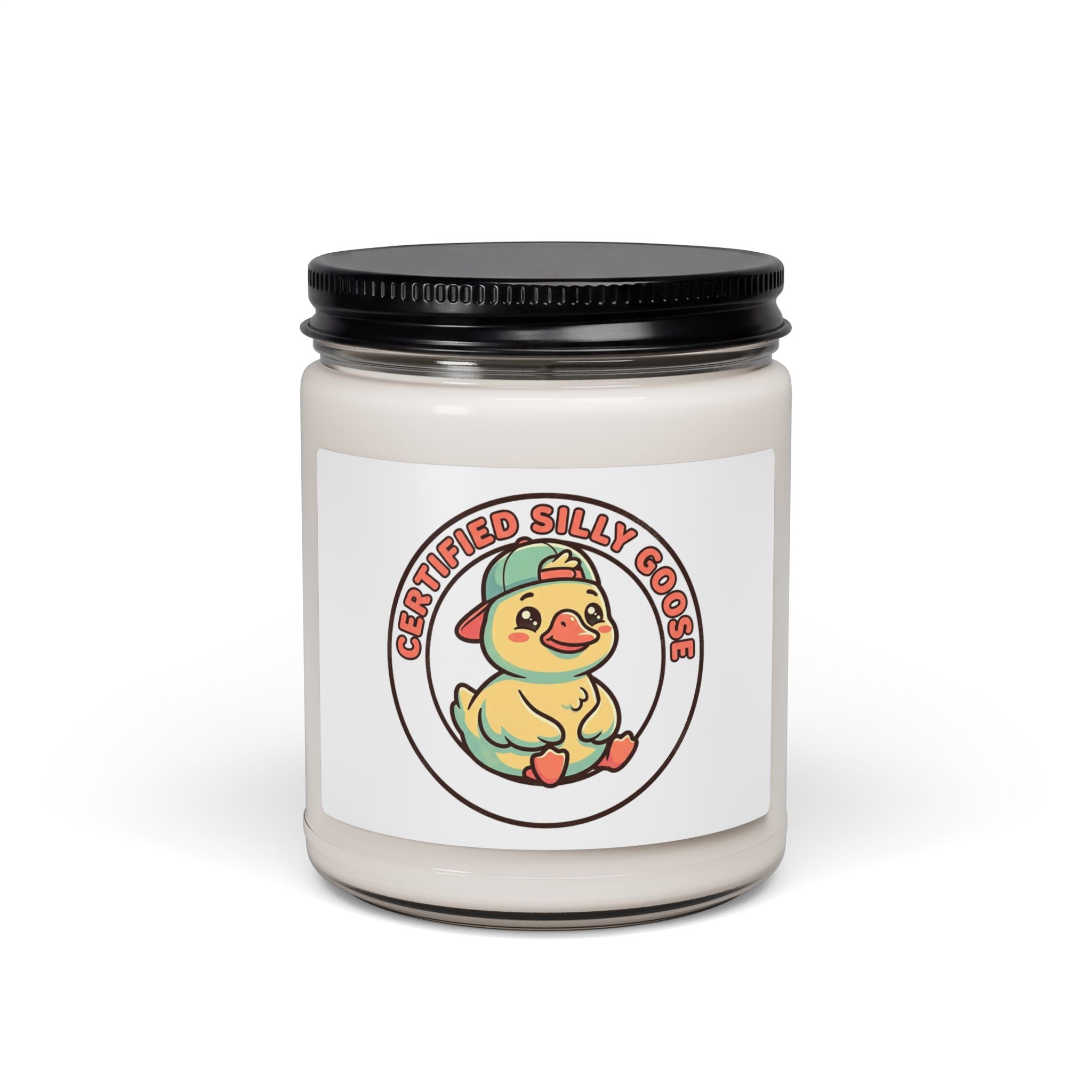 Certified Silly Goose Candle | soy jar, cute goose meme
