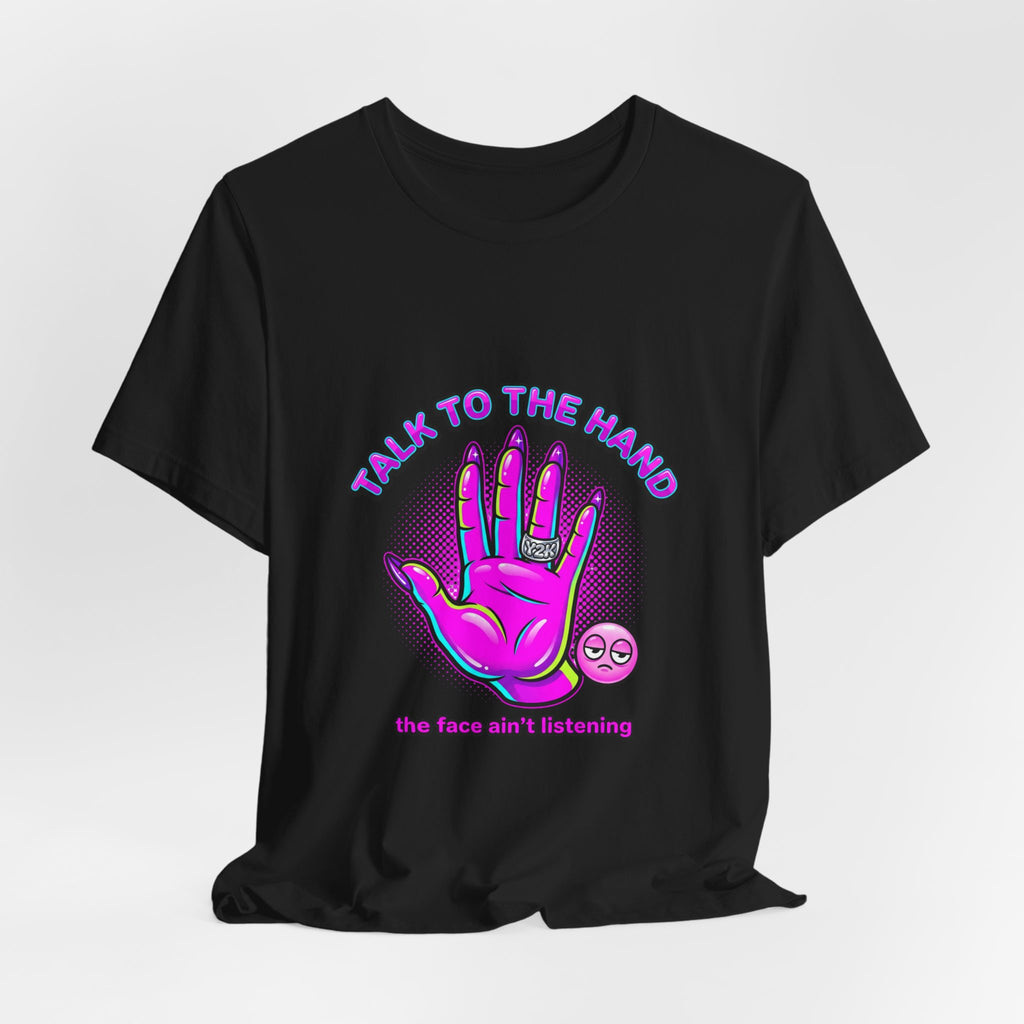 Talk To The Hand graphic tee | Y2K aesthetic, retro internet shirt