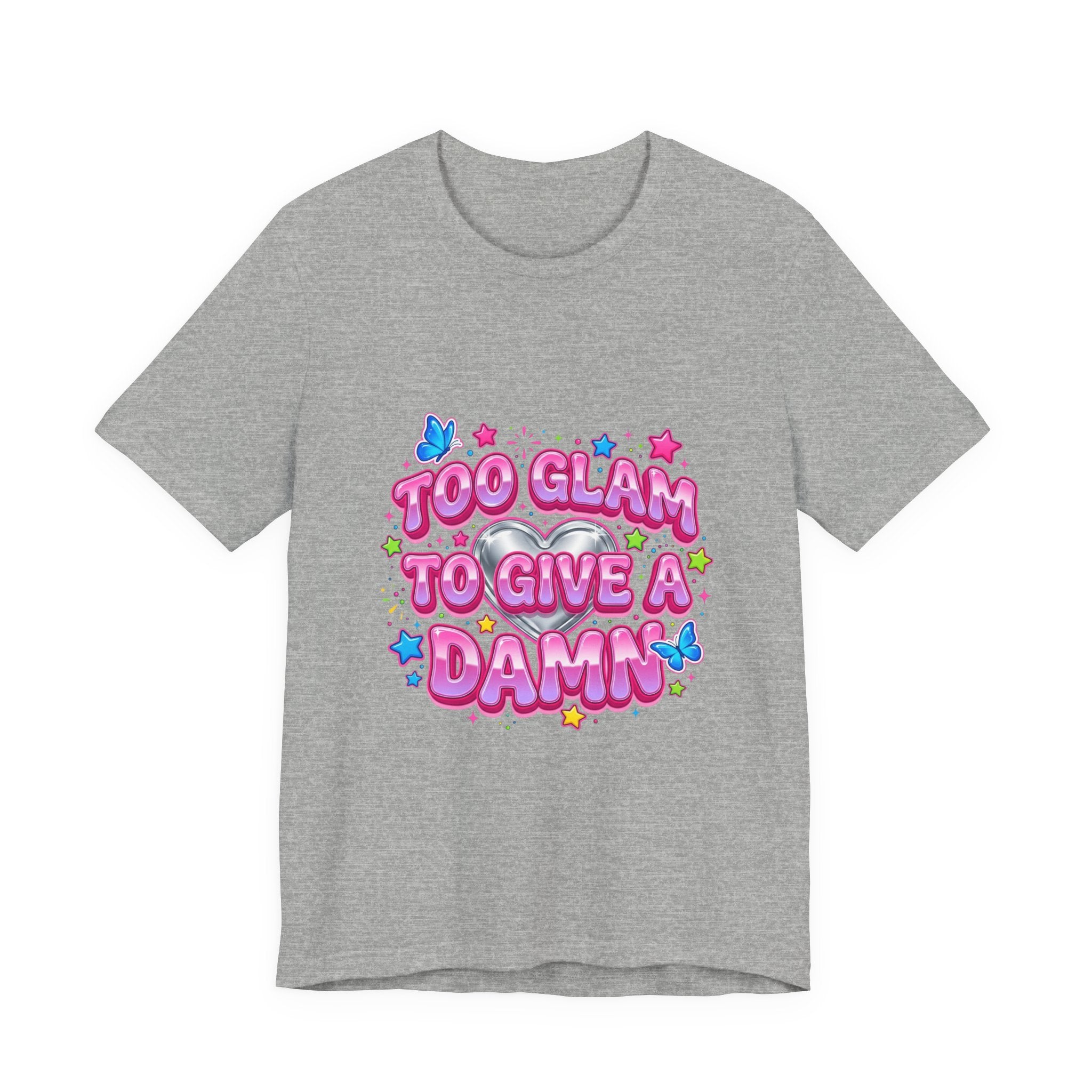 Too Glam To Give A Damn Tee | Y2K shirt, 2000s aesthetic