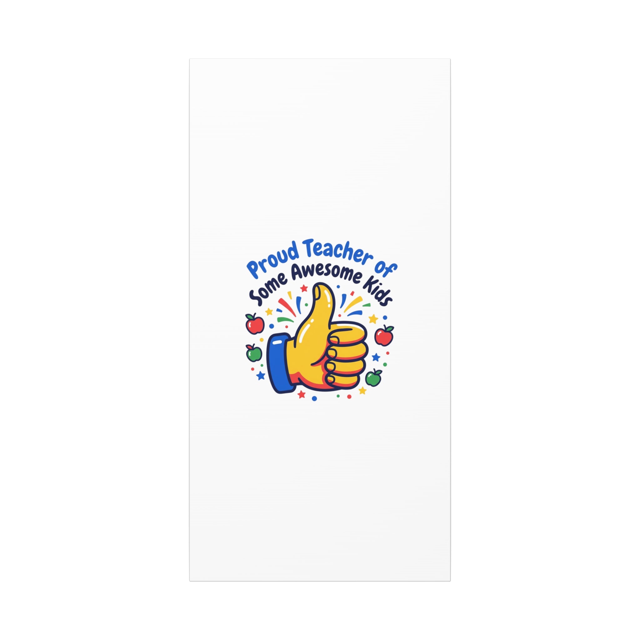 Proud Teacher of Some Awesome Kids Canvas, Teacher Appreciation Gifts | Teacher Life