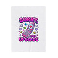 Sorry I'm the Upgrade Plush Blanket | Y2K Aesthetic, 2000s Retro