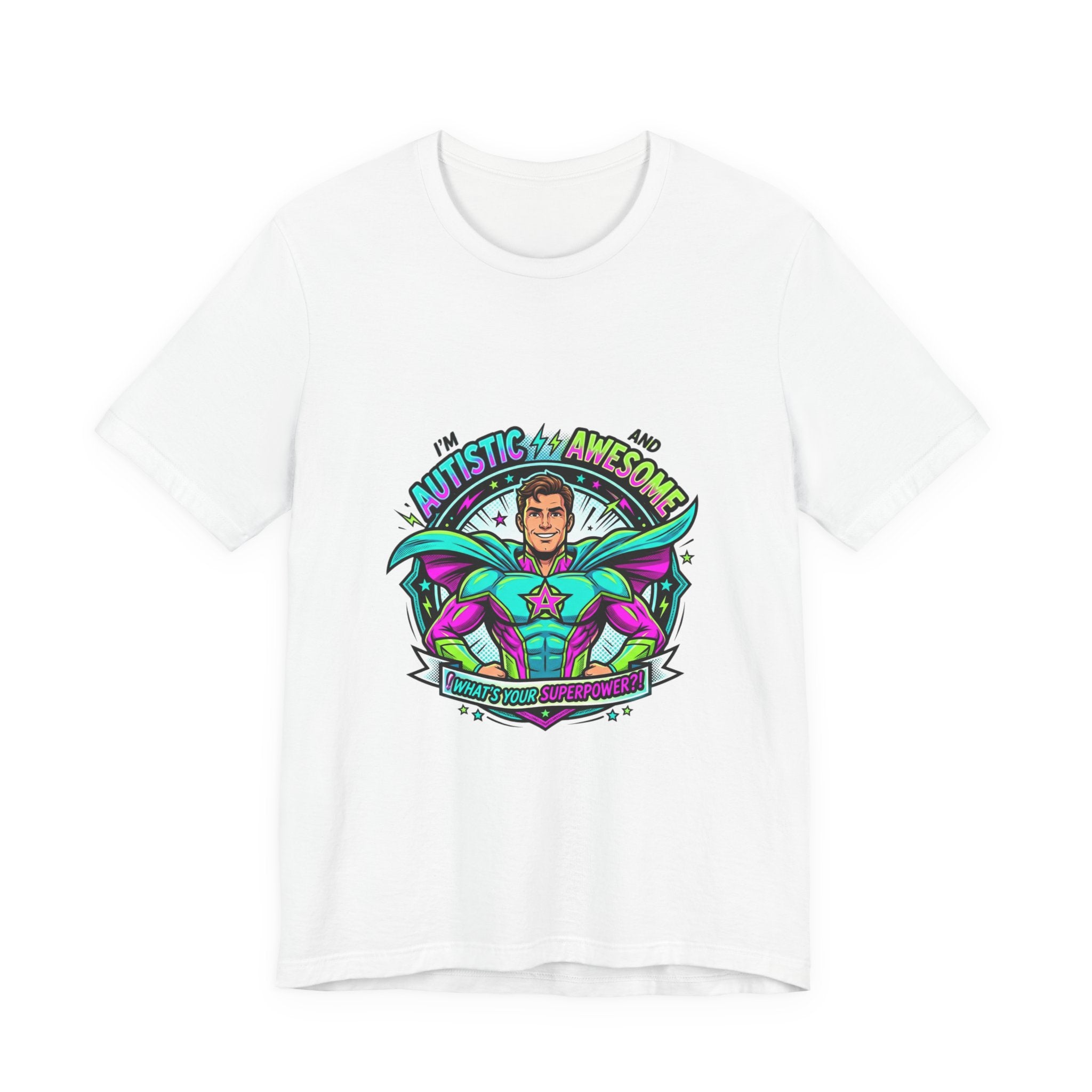 Autistic & Awesome Tee | neurodiversity, autistic pride