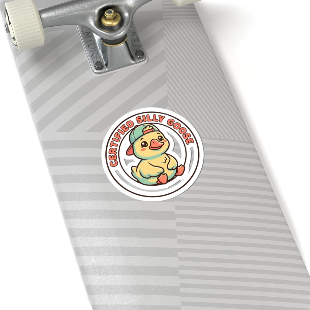 Certified Silly Goose Sticker | wholesome meme, cute animal pun