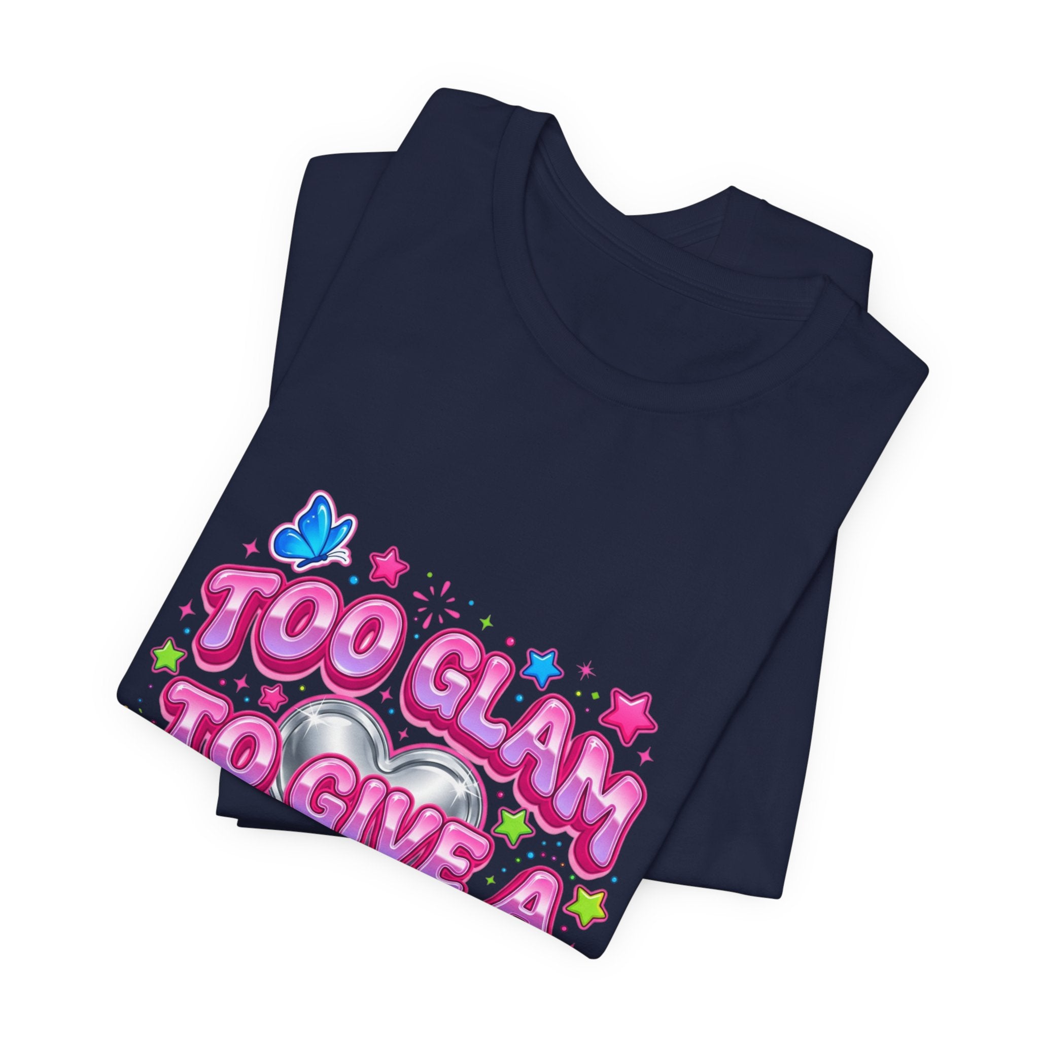 Too Glam To Give A Damn Tee | Y2K shirt, 2000s aesthetic