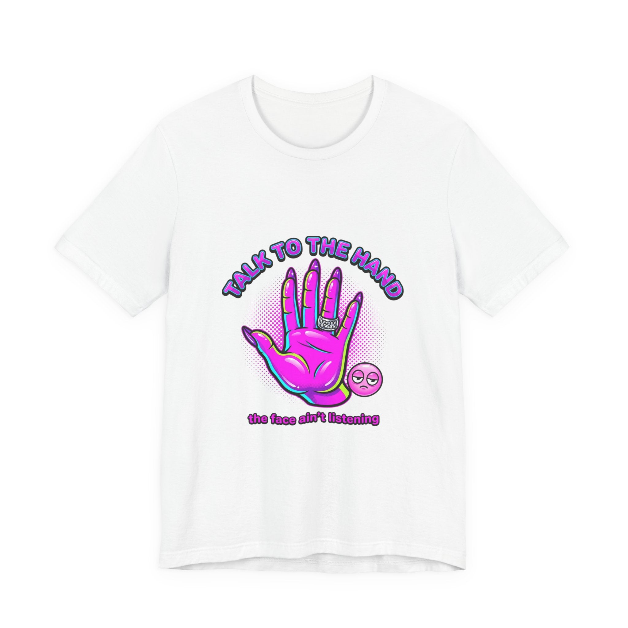 Talk To The Hand graphic tee | Y2K aesthetic, retro internet shirt