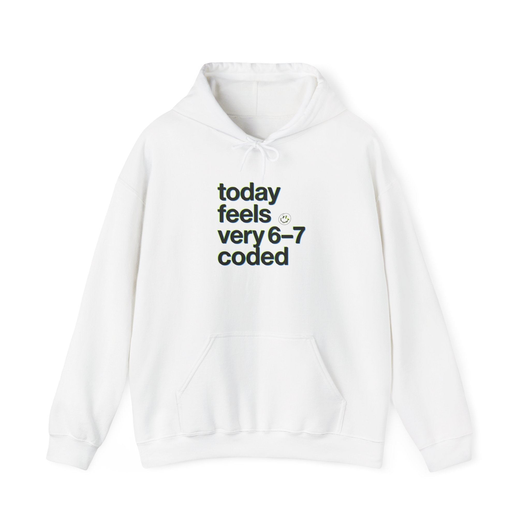 today feels very 6–7 coded Hoodie, 67 shirt, absurdist humor