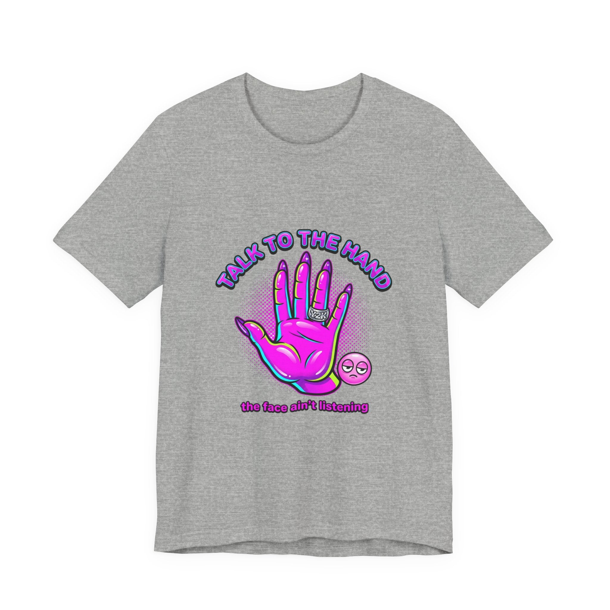 Talk To The Hand graphic tee | Y2K aesthetic, retro internet shirt