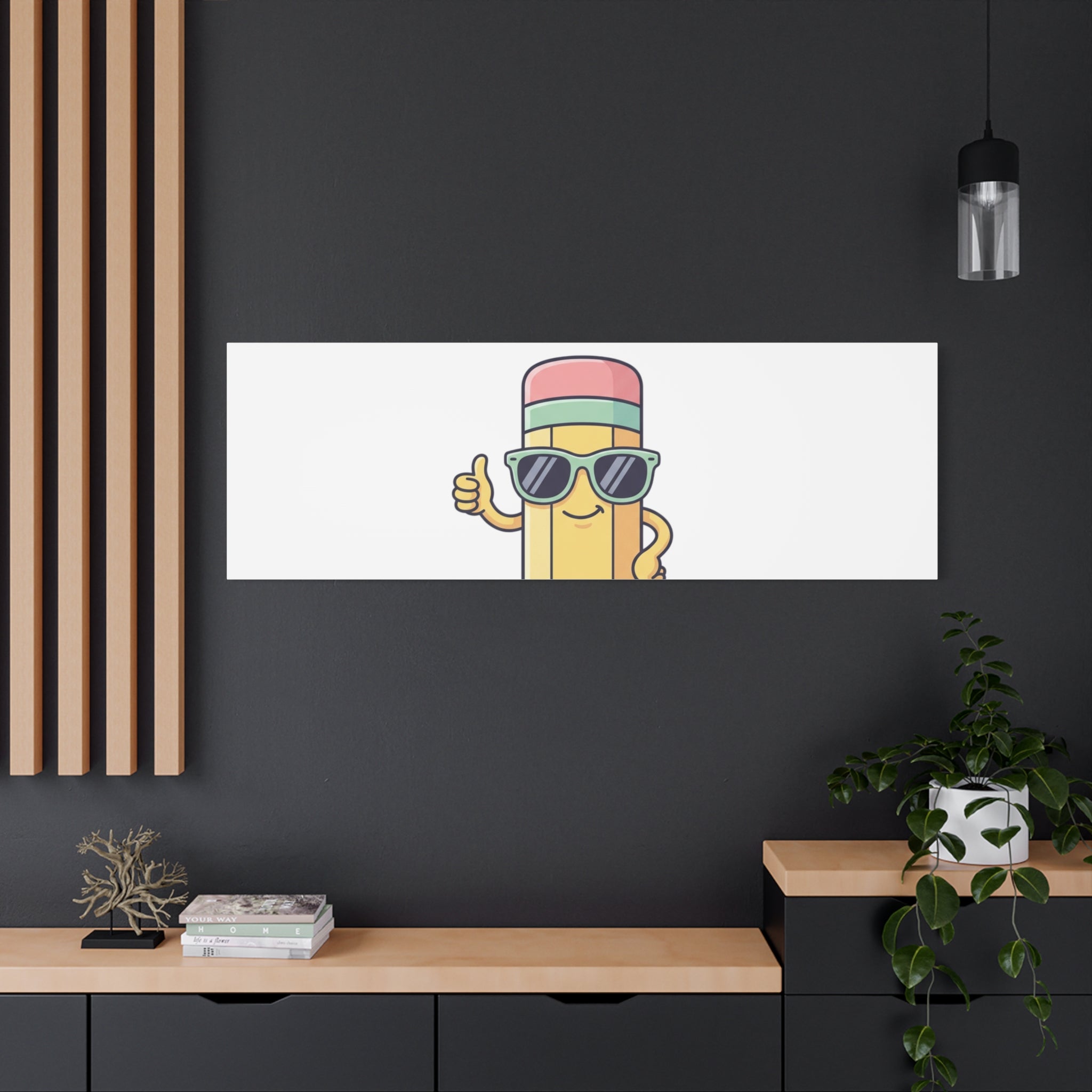 Keep Calm and Teach On Pencil Canvas, Teacher Appreciation, Teacher Life