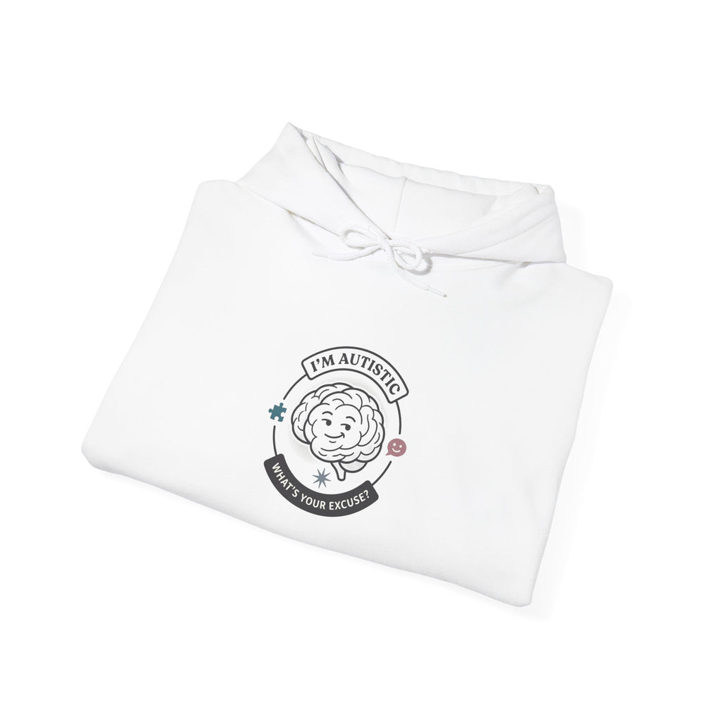 Autistic Pride Patch Hoodie | neurodiversity, autism acceptance