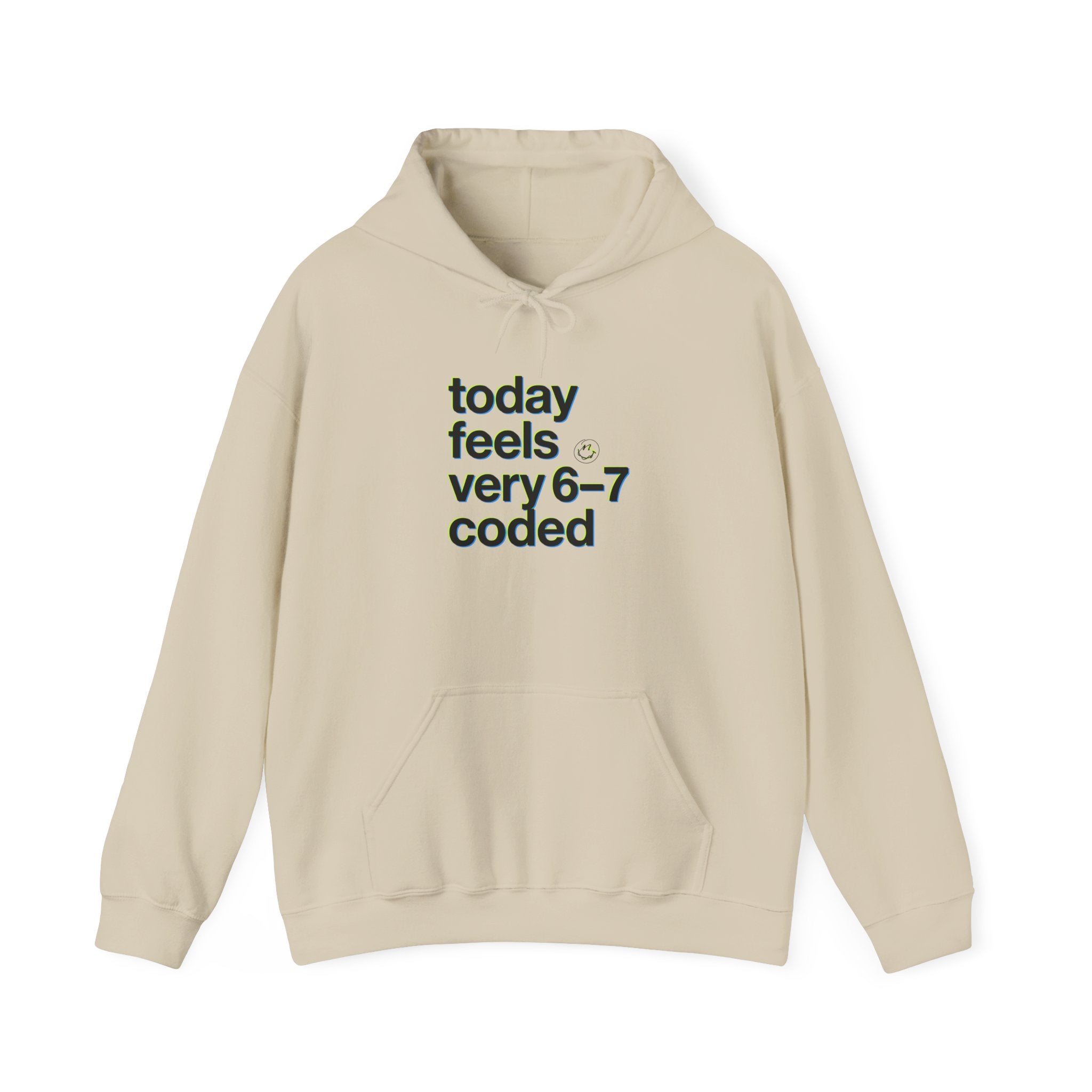 today feels very 6–7 coded Hoodie, 67 shirt, absurdist humor