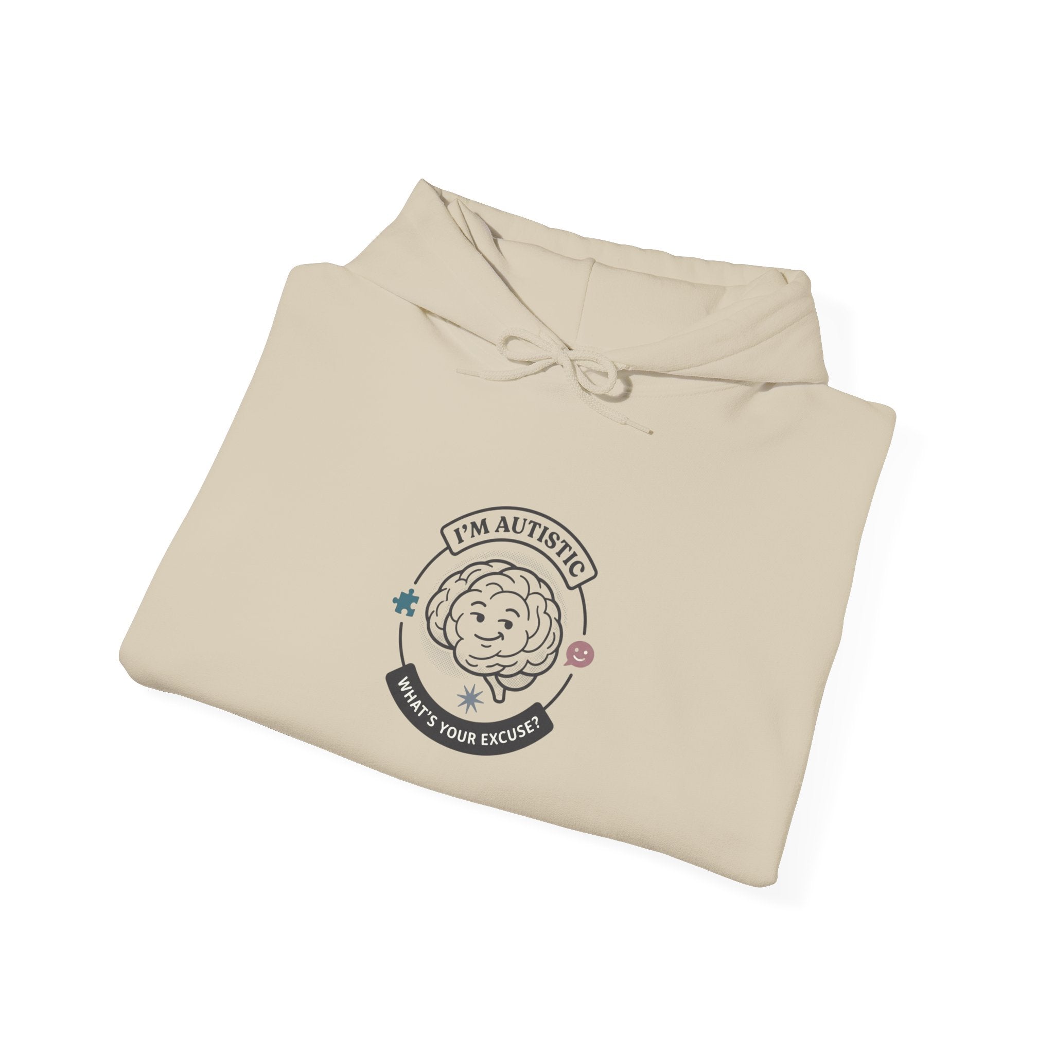 Autistic Pride Patch Hoodie | neurodiversity, autism acceptance