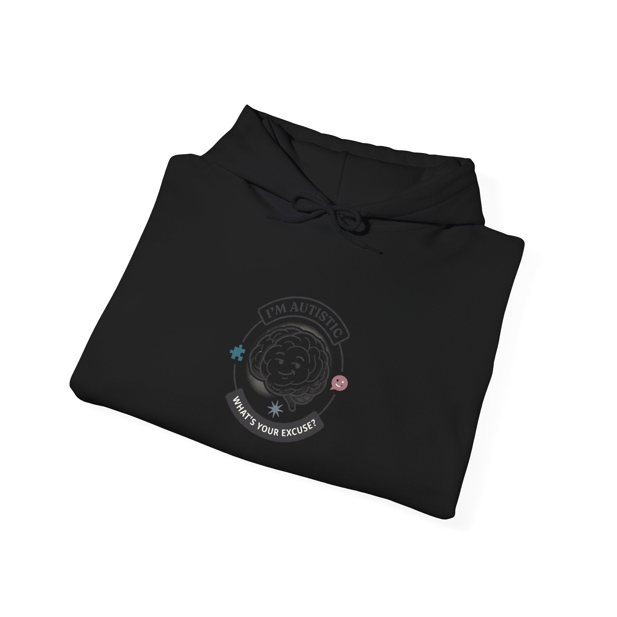 Autistic Pride Patch Hoodie | neurodiversity, autism acceptance