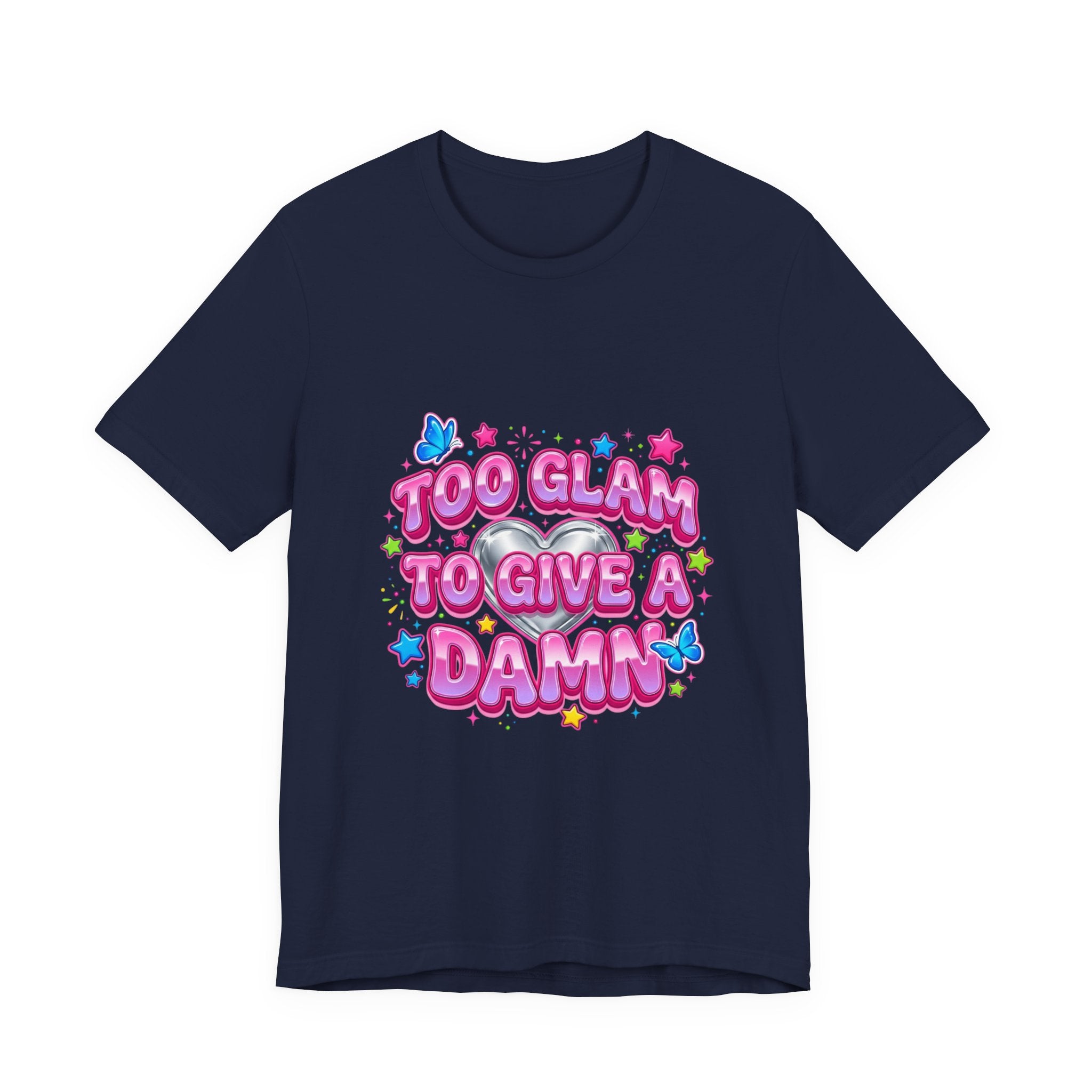 Too Glam To Give A Damn Tee | Y2K shirt, 2000s aesthetic