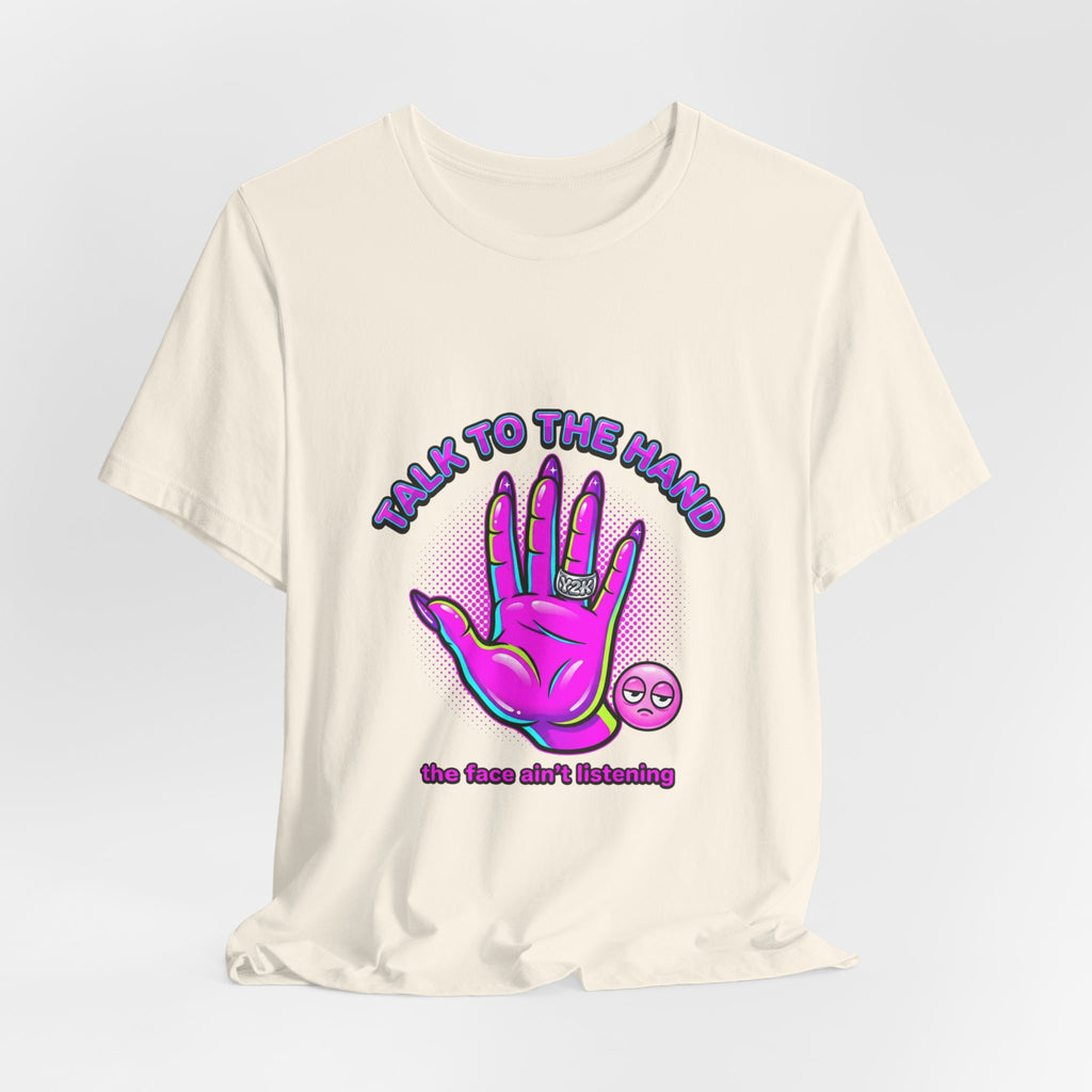 Talk To The Hand graphic tee | Y2K aesthetic, retro internet shirt
