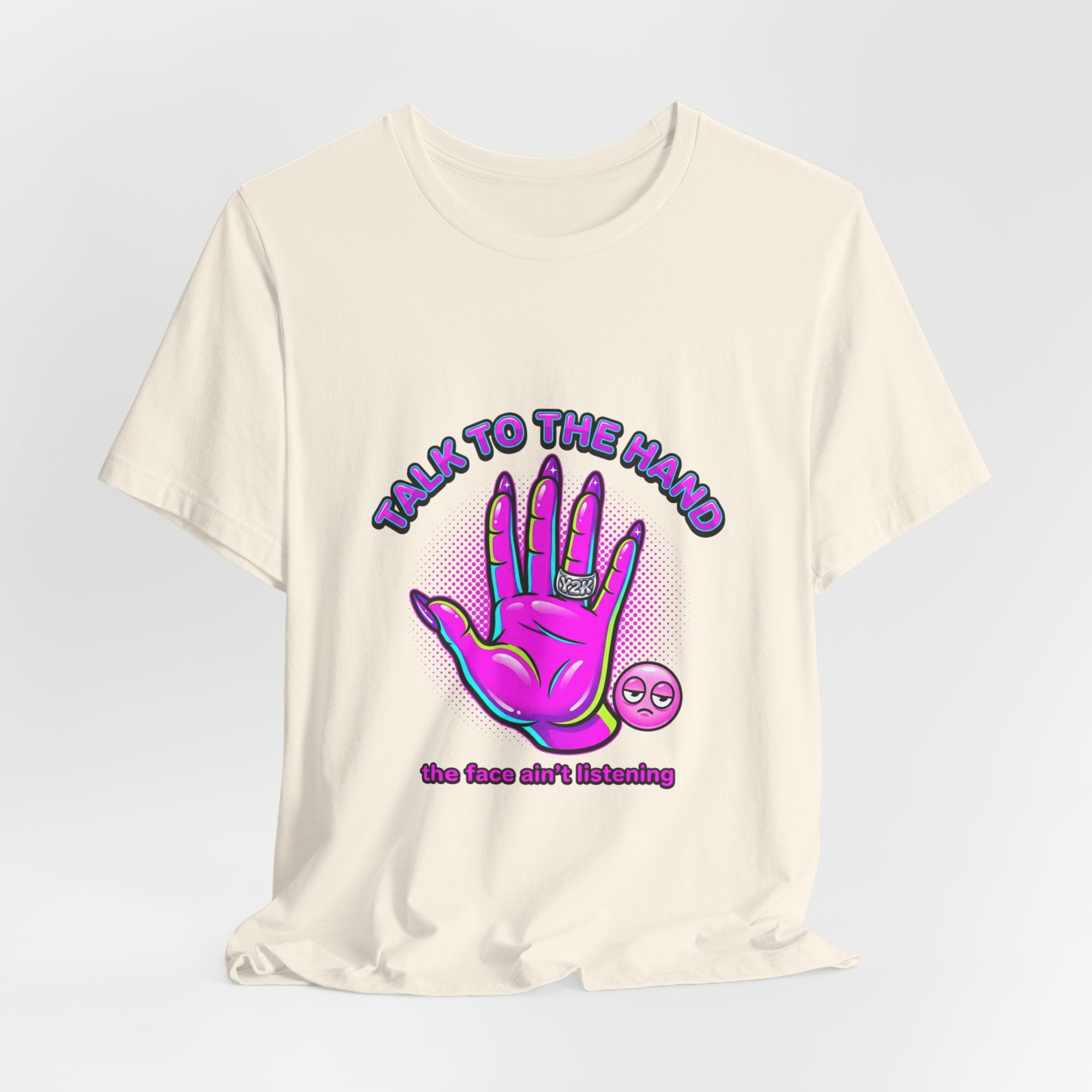 Talk To The Hand graphic tee | Y2K aesthetic, retro internet shirt