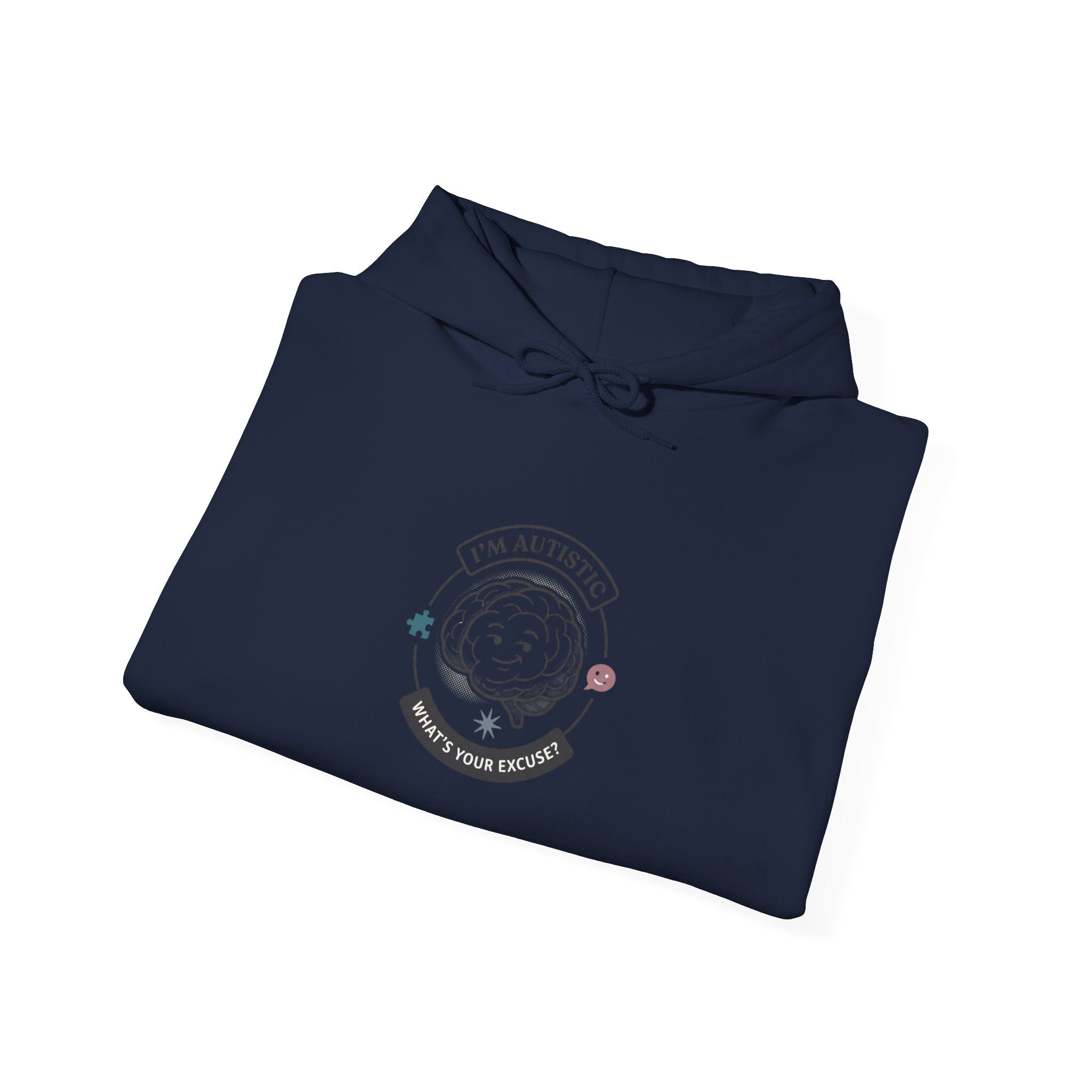 Autistic Pride Patch Hoodie | neurodiversity, autism acceptance