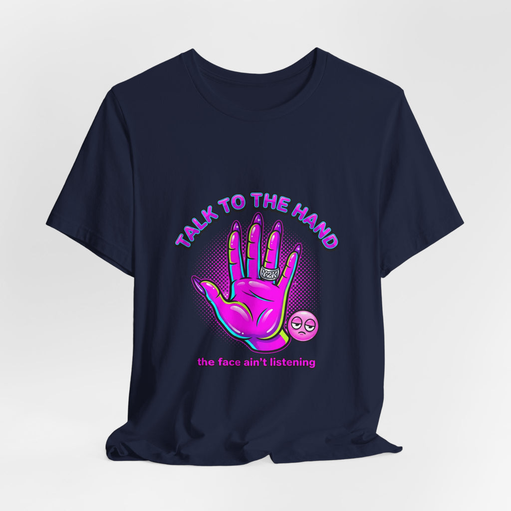 Talk To The Hand graphic tee | Y2K aesthetic, retro internet shirt
