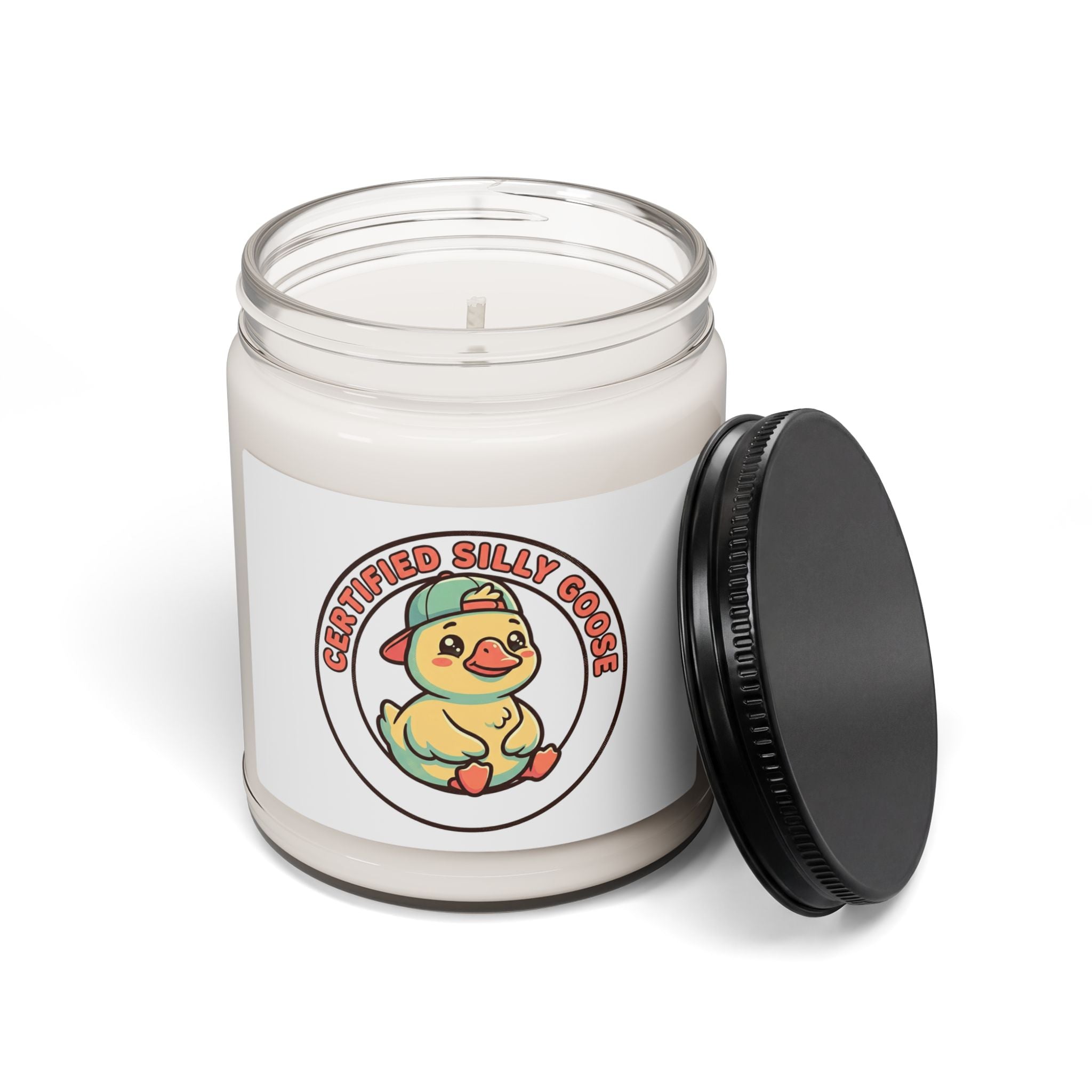 Certified Silly Goose Candle | soy jar, cute goose meme