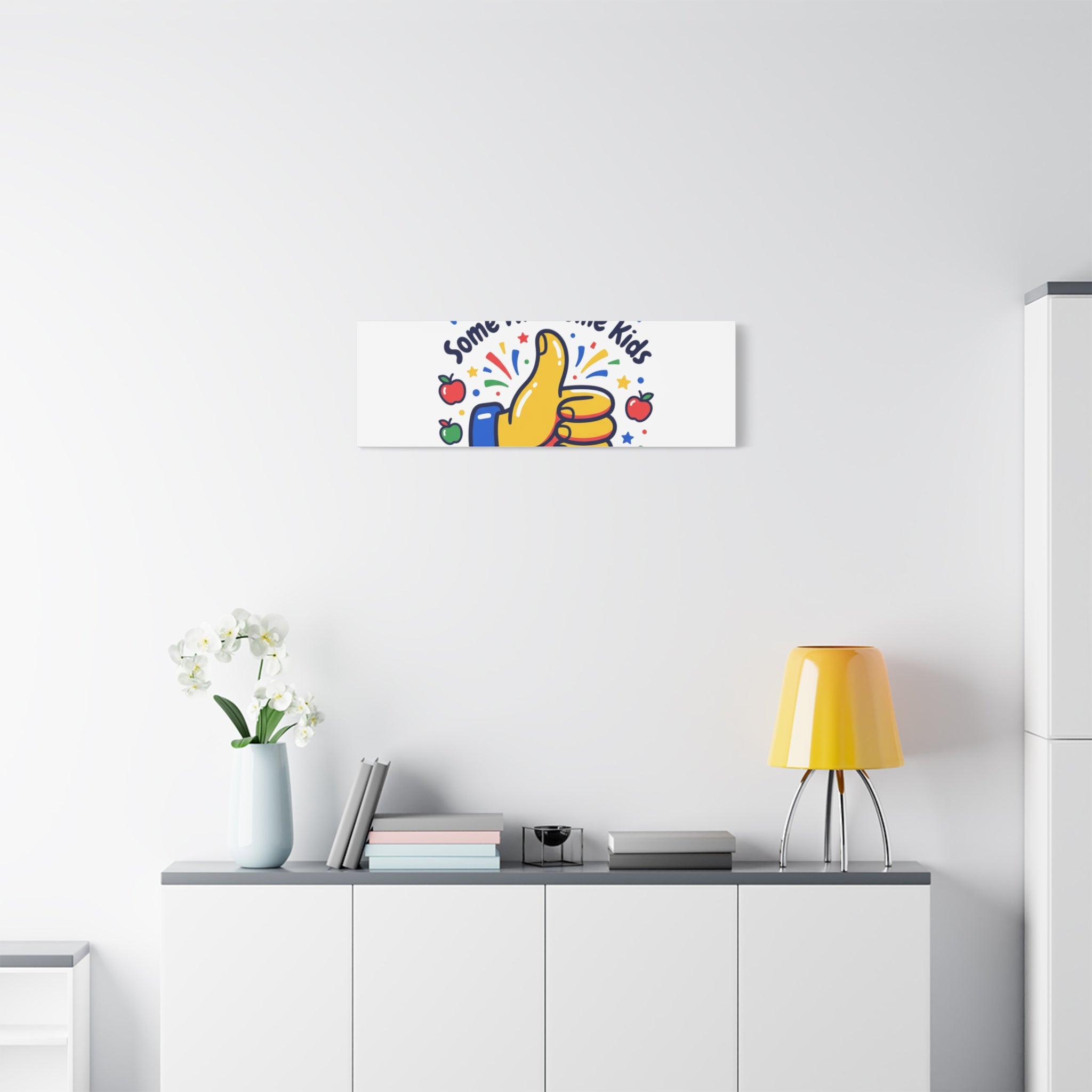 Proud Teacher of Some Awesome Kids Canvas, Teacher Appreciation Gifts | Teacher Life