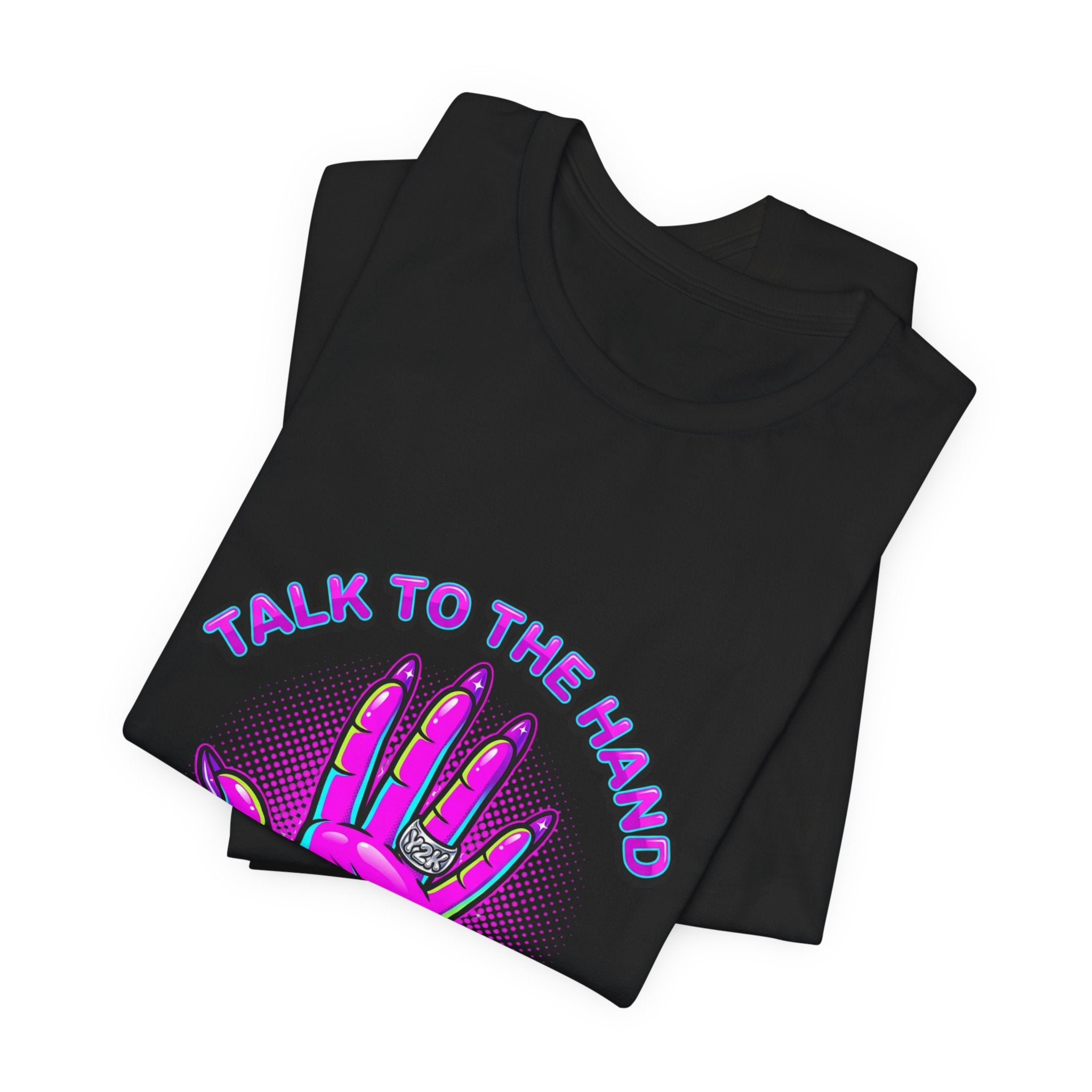 Talk To The Hand graphic tee | Y2K aesthetic, retro internet shirt