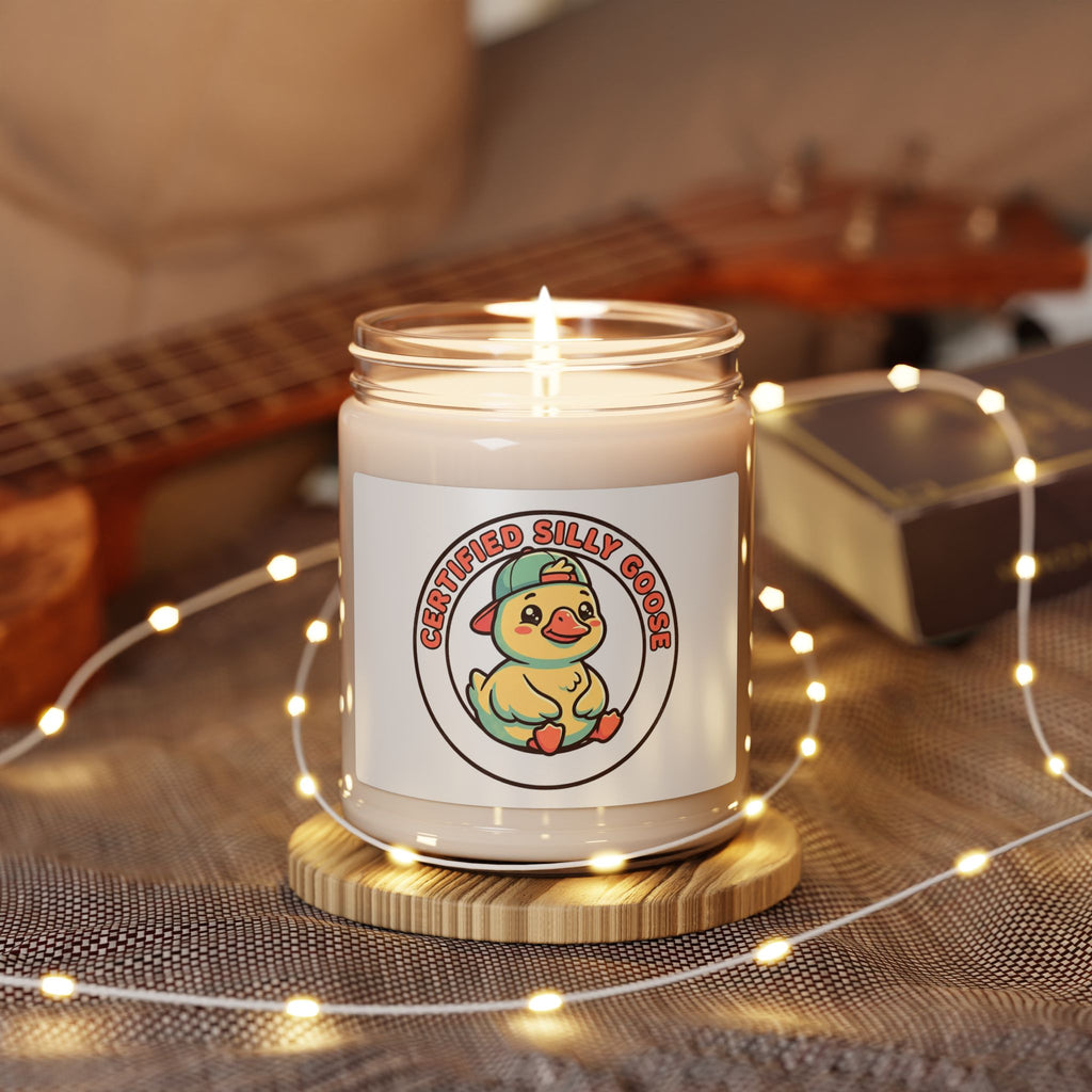 Certified Silly Goose Candle | soy jar, cute goose meme