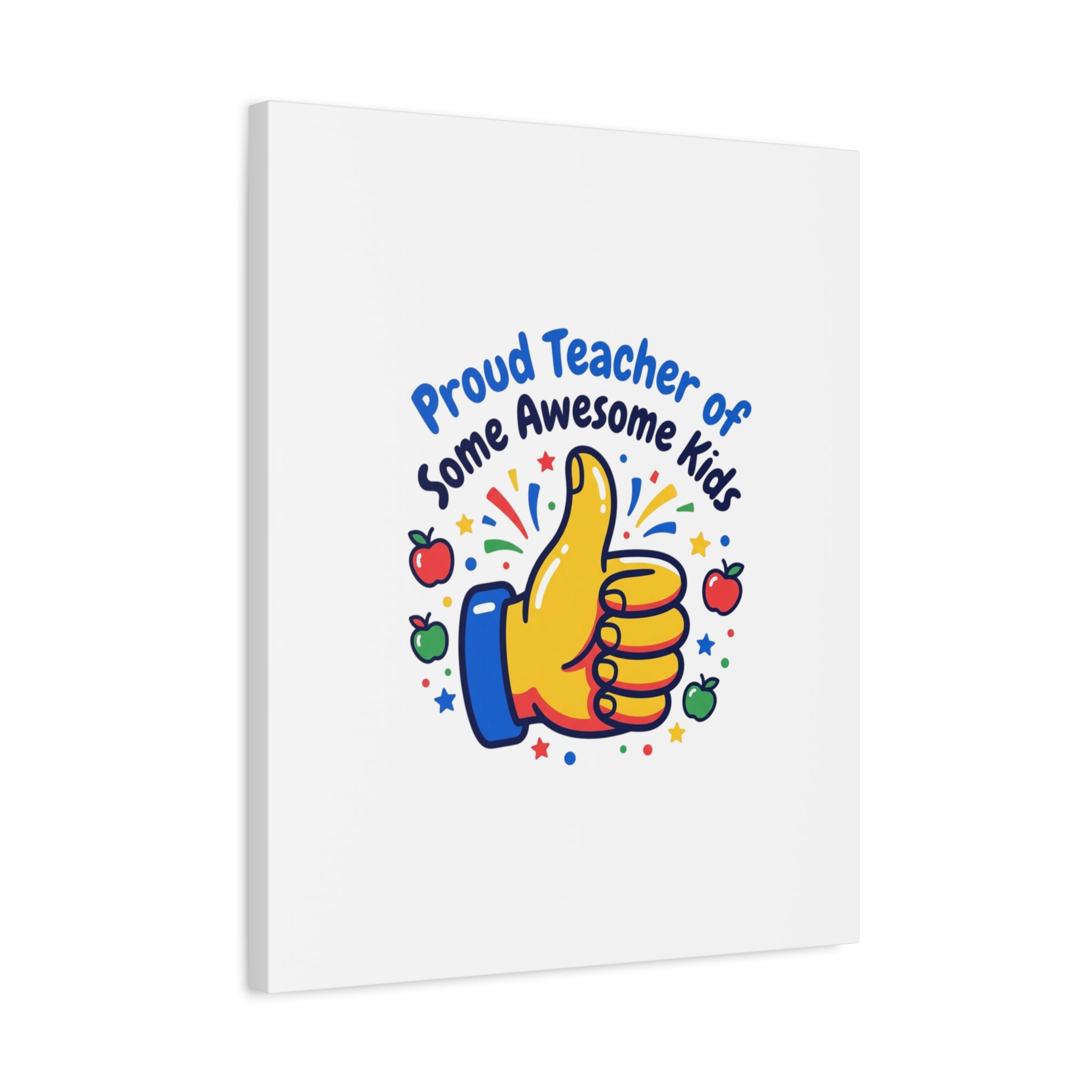 Proud Teacher of Some Awesome Kids Canvas, Teacher Appreciation Gifts | Teacher Life