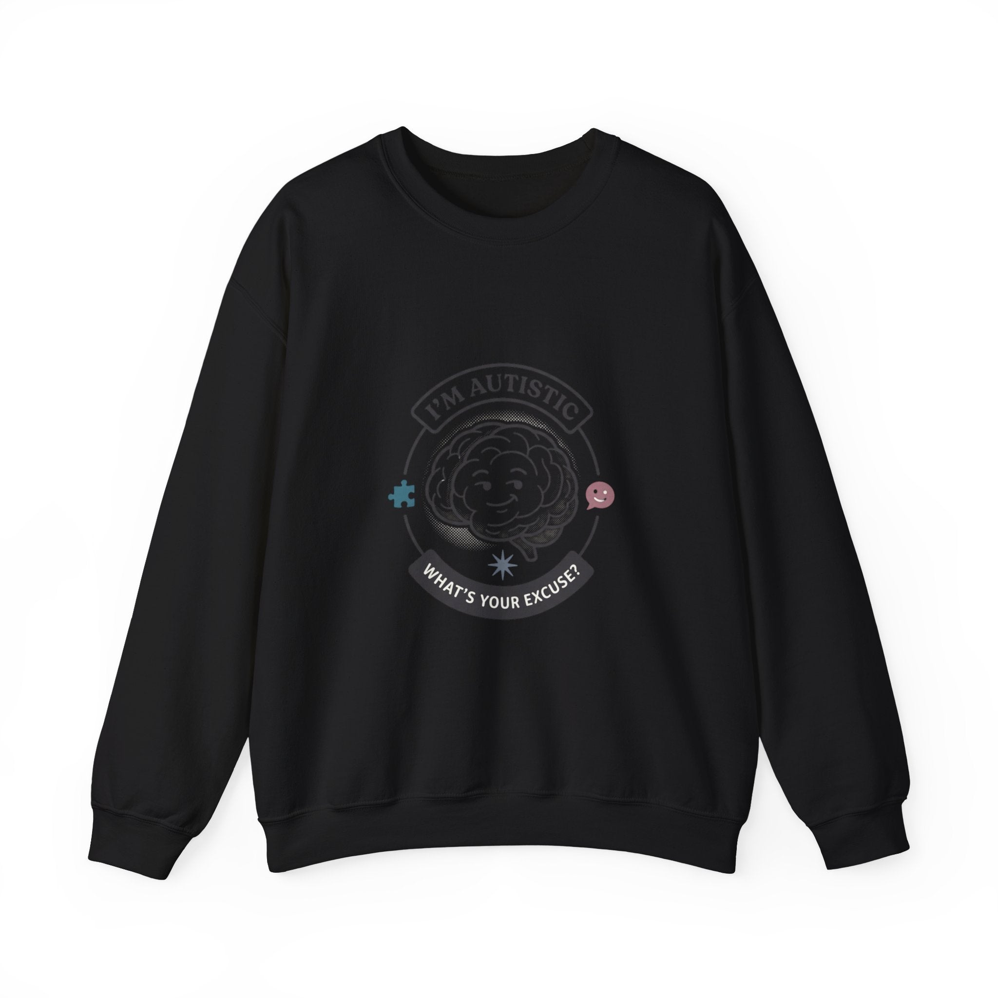 I'm Autistic Crewneck Sweatshirt | Autism Acceptance, Autistic Pride