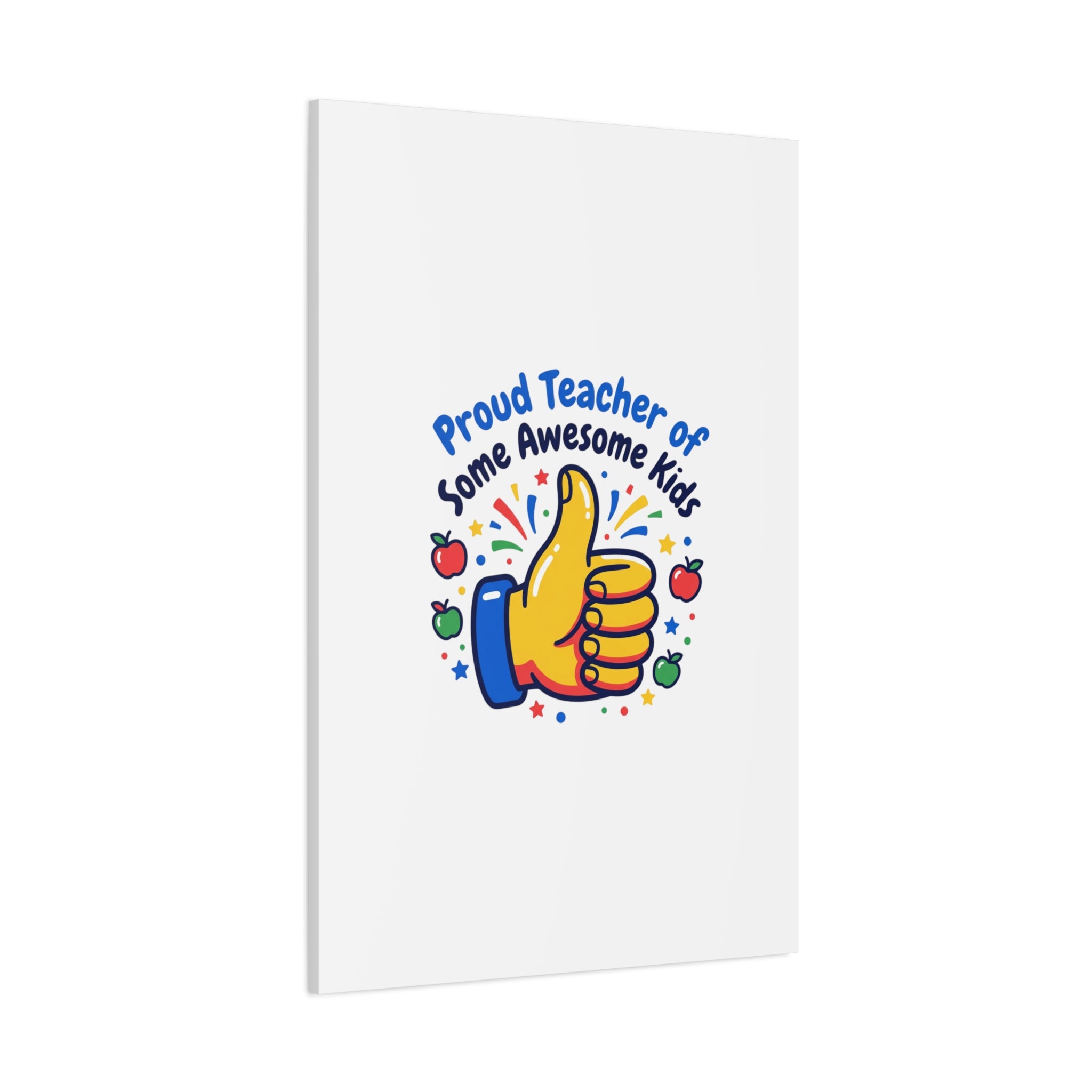 Proud Teacher of Some Awesome Kids Canvas, Teacher Appreciation Gifts | Teacher Life