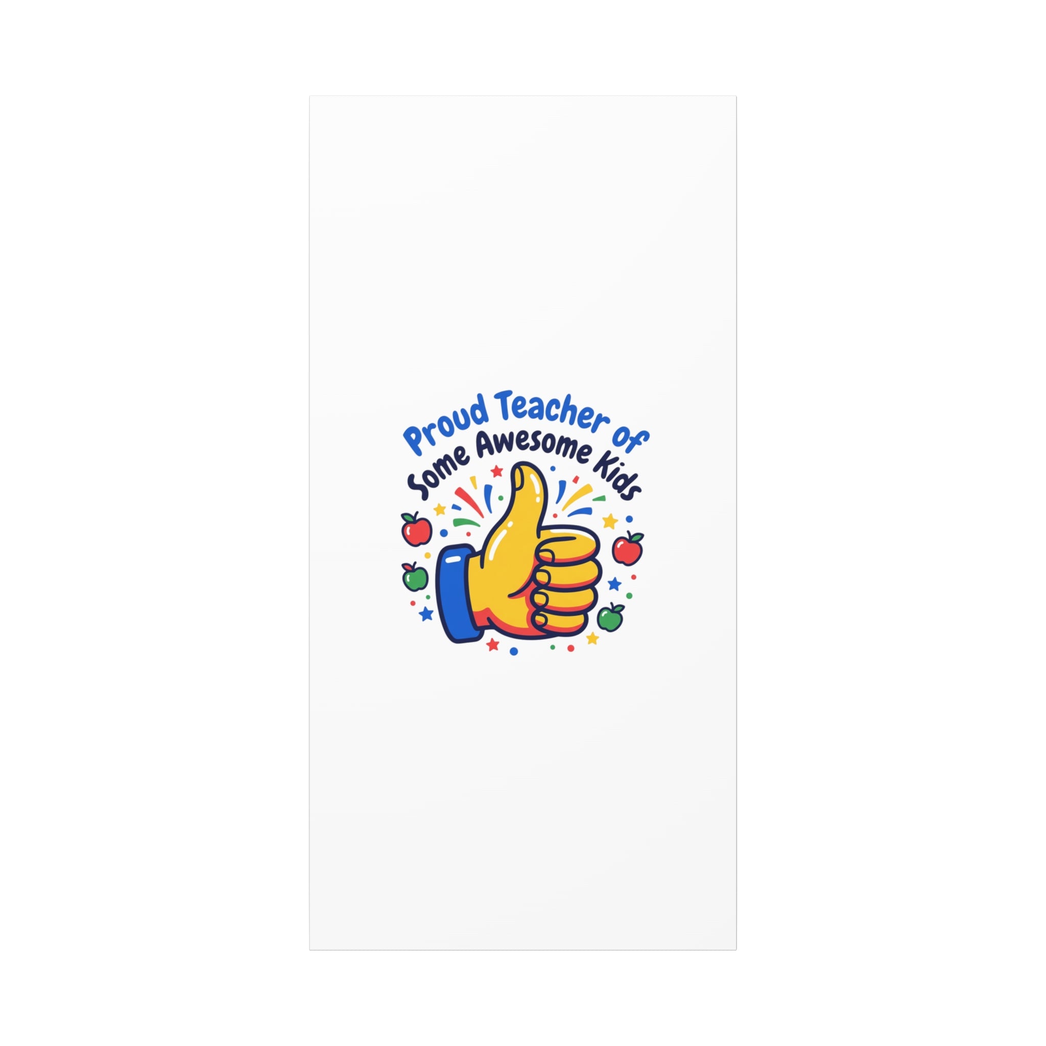 Proud Teacher of Some Awesome Kids Canvas, Teacher Appreciation Gifts | Teacher Life