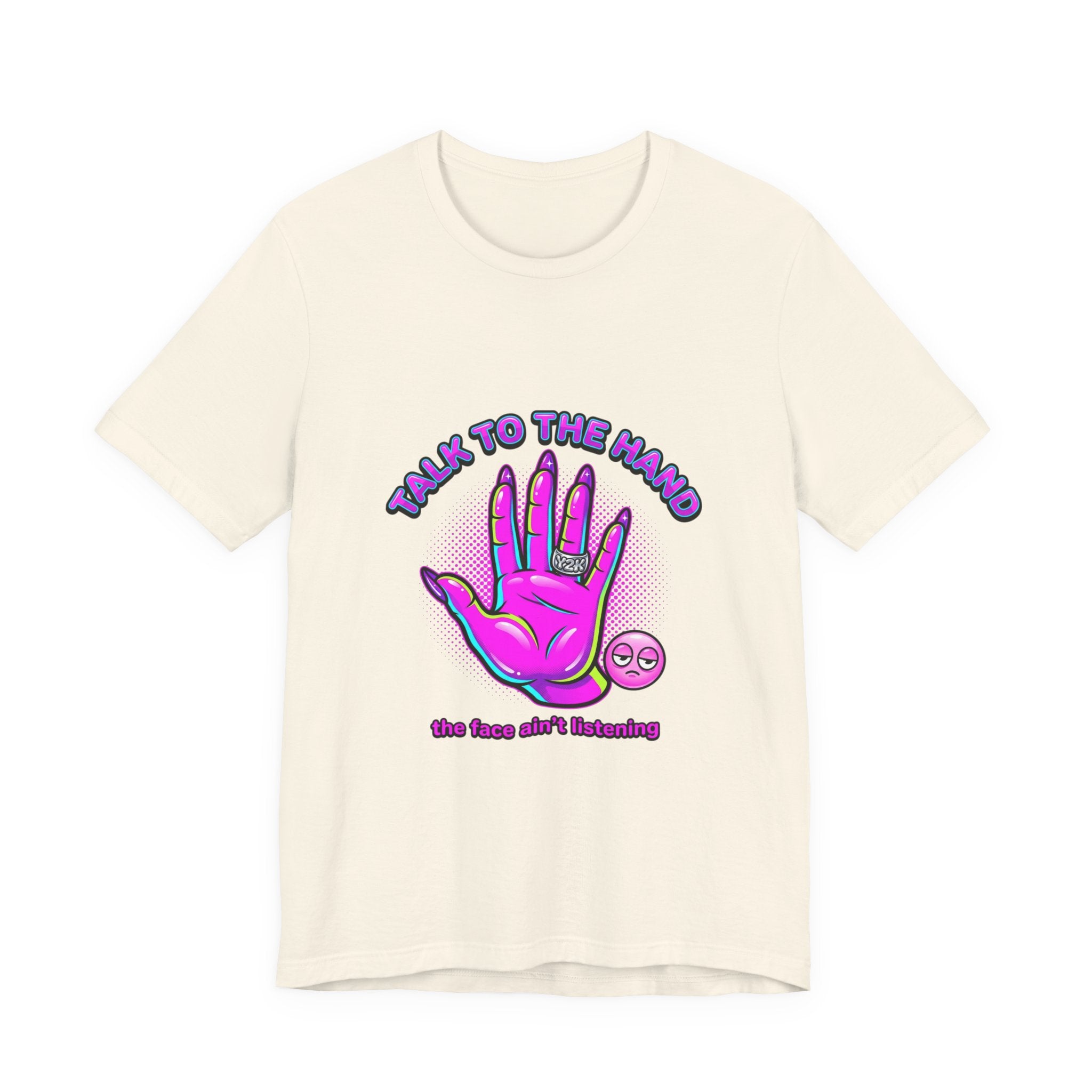 Talk To The Hand graphic tee | Y2K aesthetic, retro internet shirt