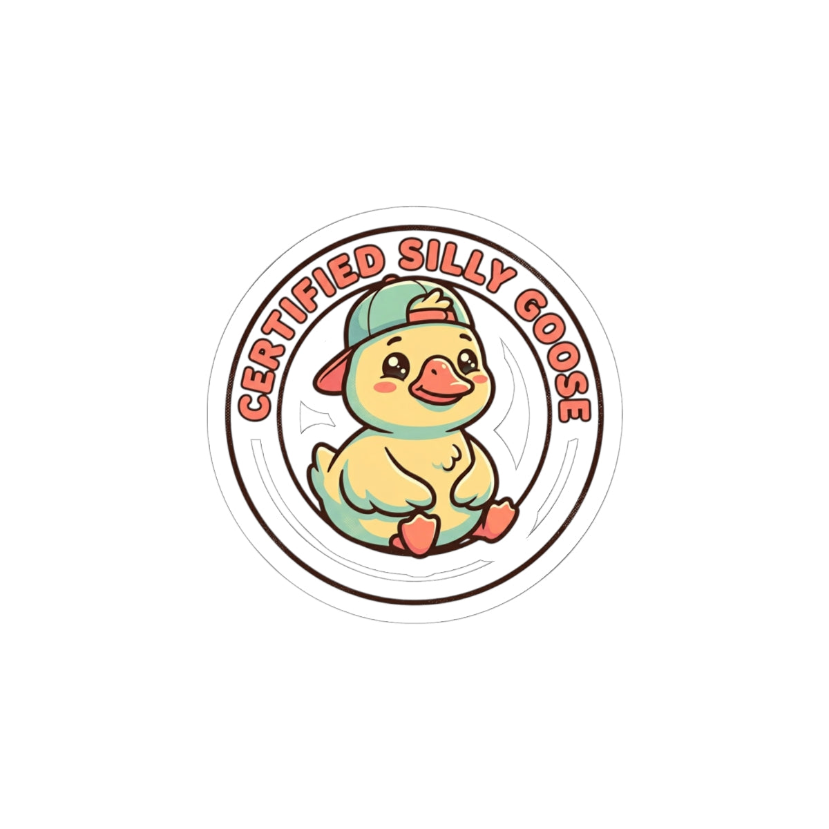 Certified Silly Goose Sticker | wholesome meme, cute animal pun