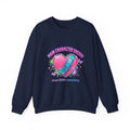 Flirty Y2K Phone Heart Graphic Sweatshirt | 2000s Aesthetic, Retro Internet