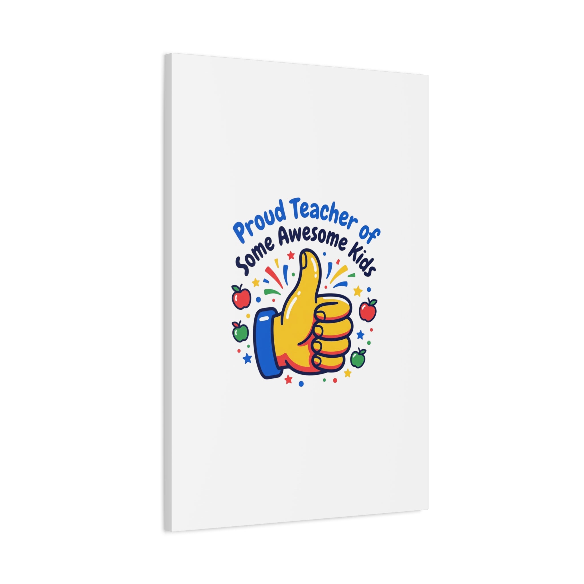 Proud Teacher of Some Awesome Kids Canvas, Teacher Appreciation Gifts | Teacher Life