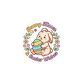 Bunny Kisses Easter Sticker | pastel spring, bunny aesthetic